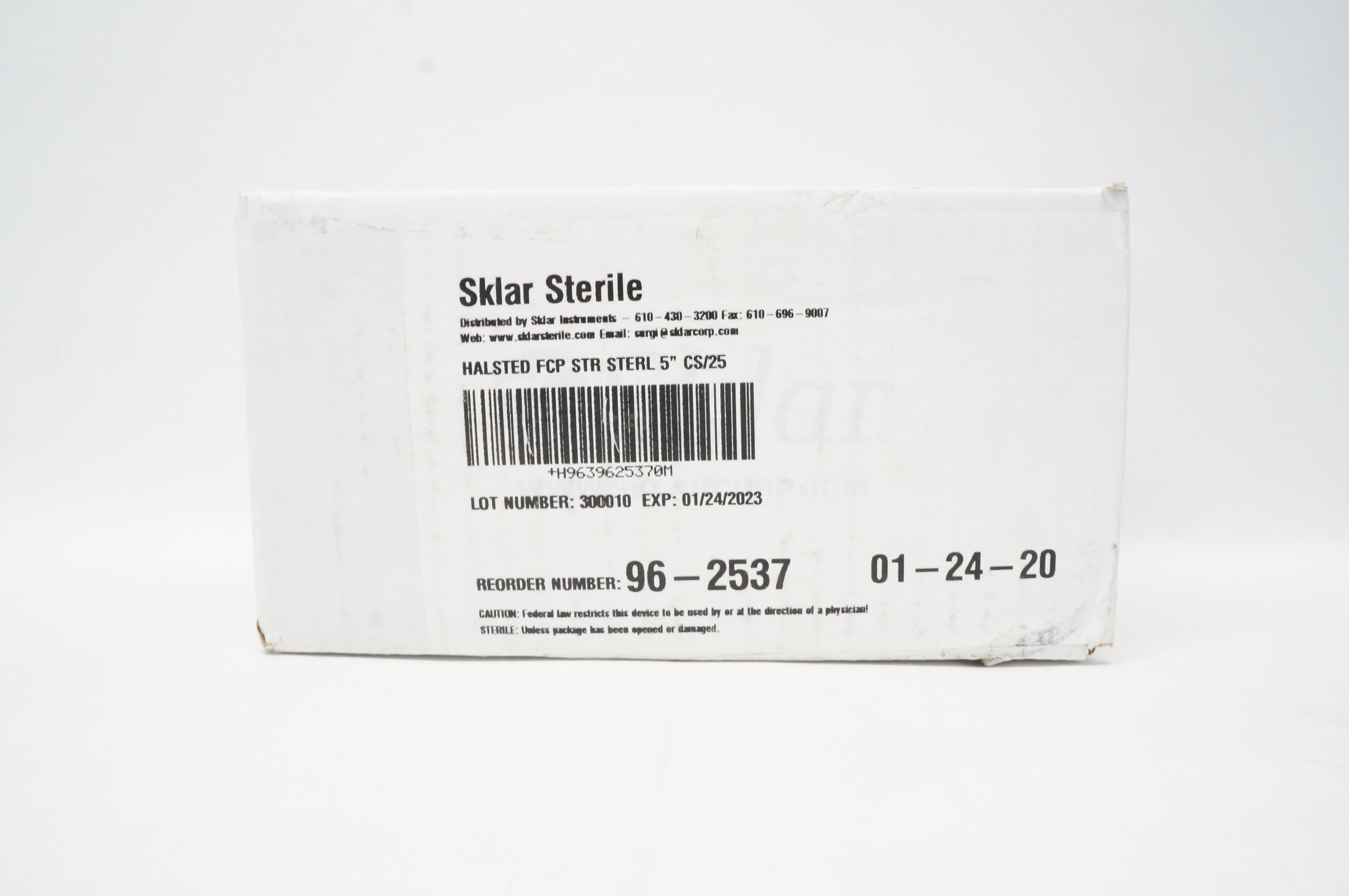 Sklar 96-2537 Halsted FCP STR Sterl 5 inch - Case of 25