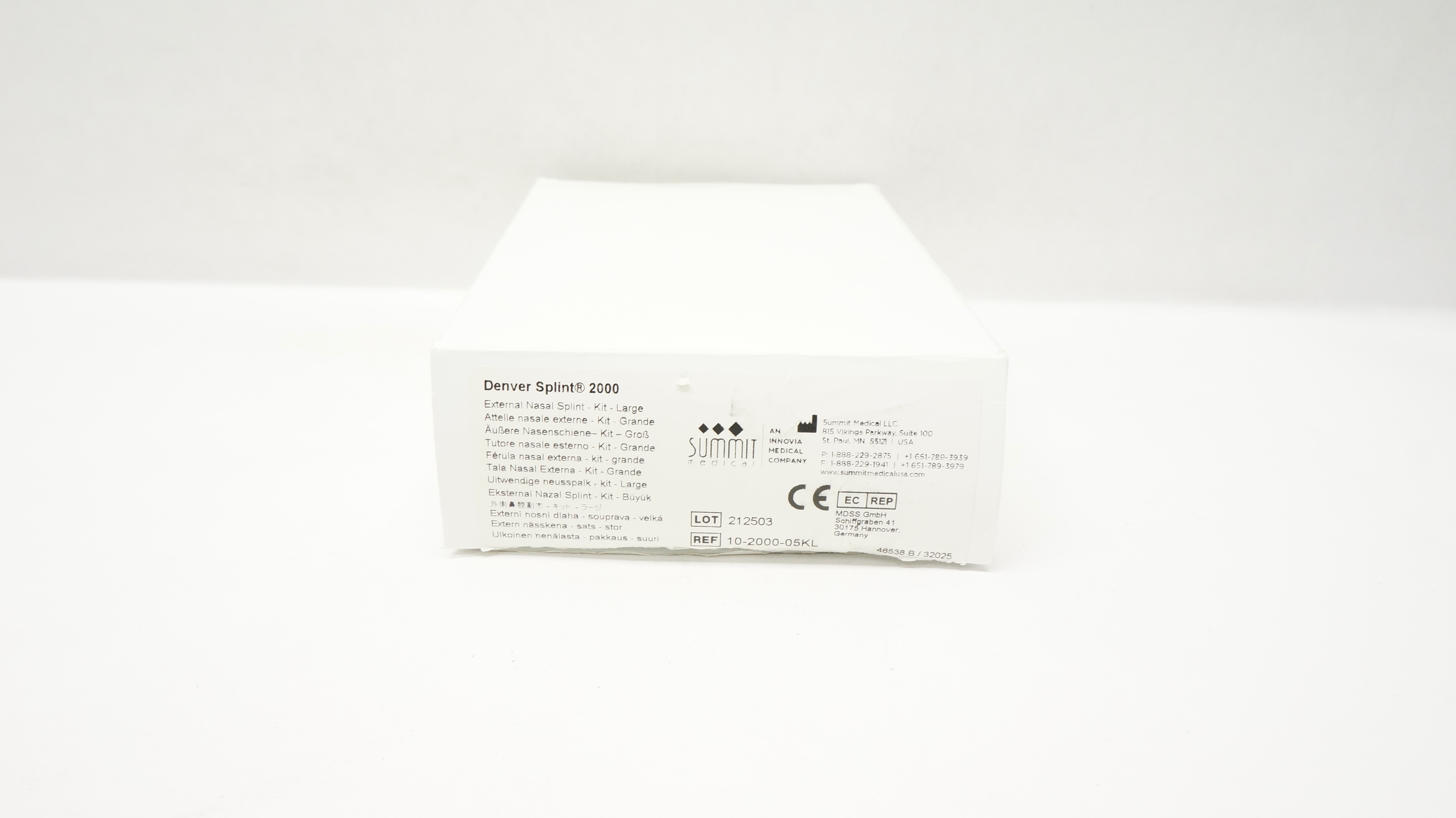 Summit Medical 10-2000-05KL Denver Splint Series 2000 Kit Large (x) - Box of 2