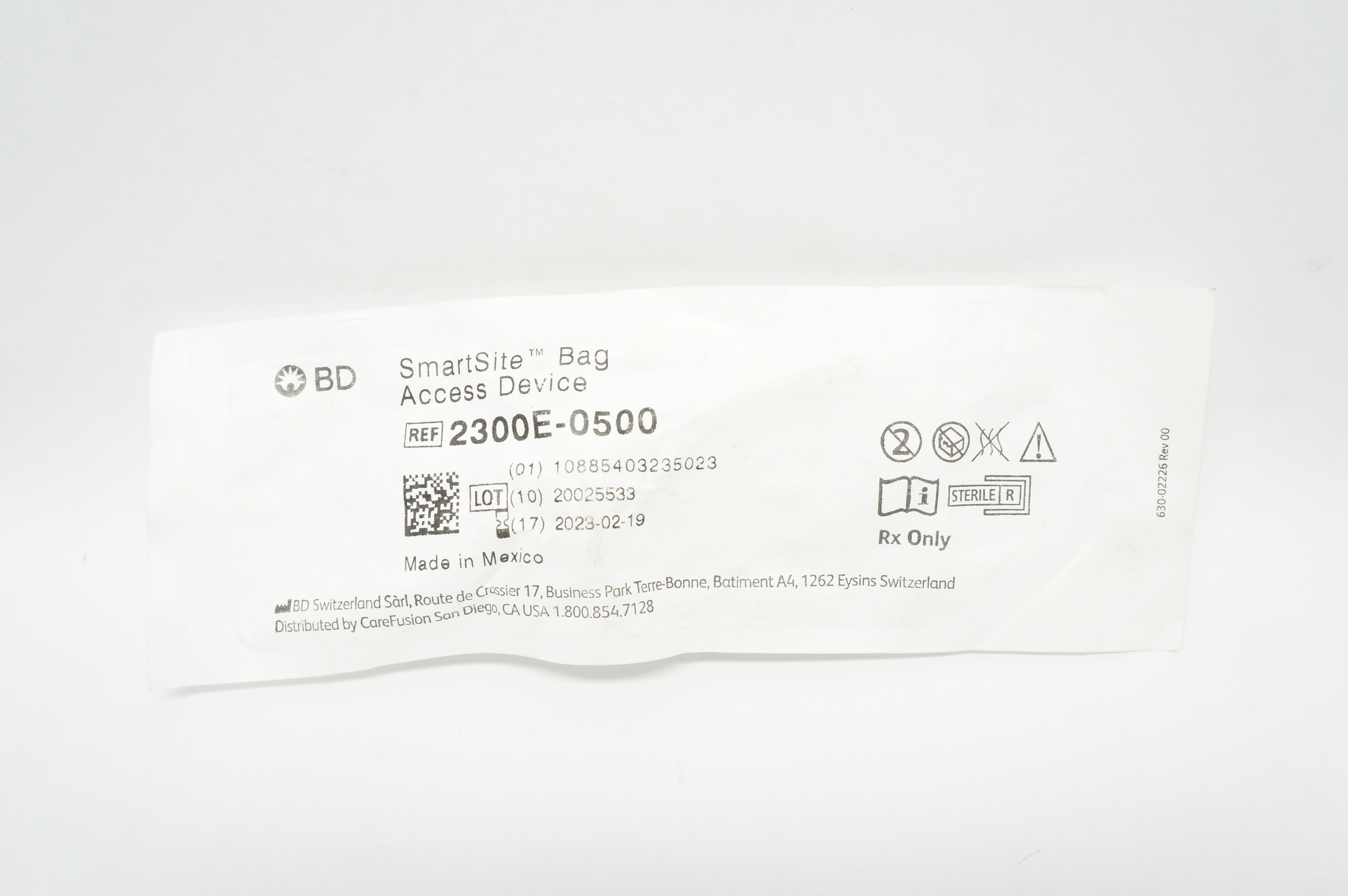 BD 2300E-0500 BD SmartSite Bag Access Device