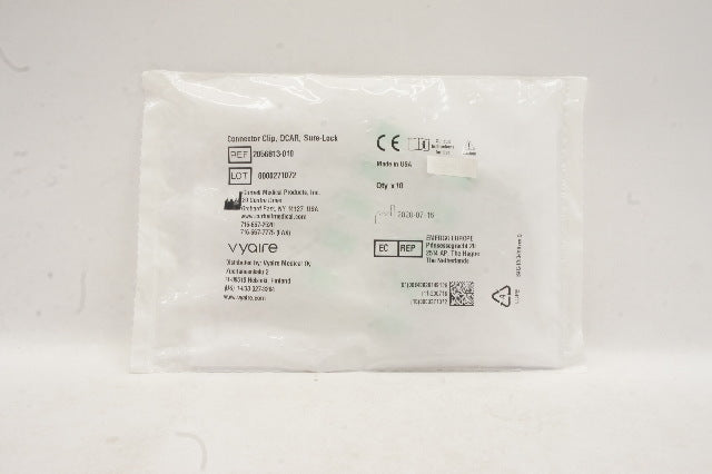 Vyaire 2056813-010 Connector Clip DCAR Sure-Lock - Pack of 10