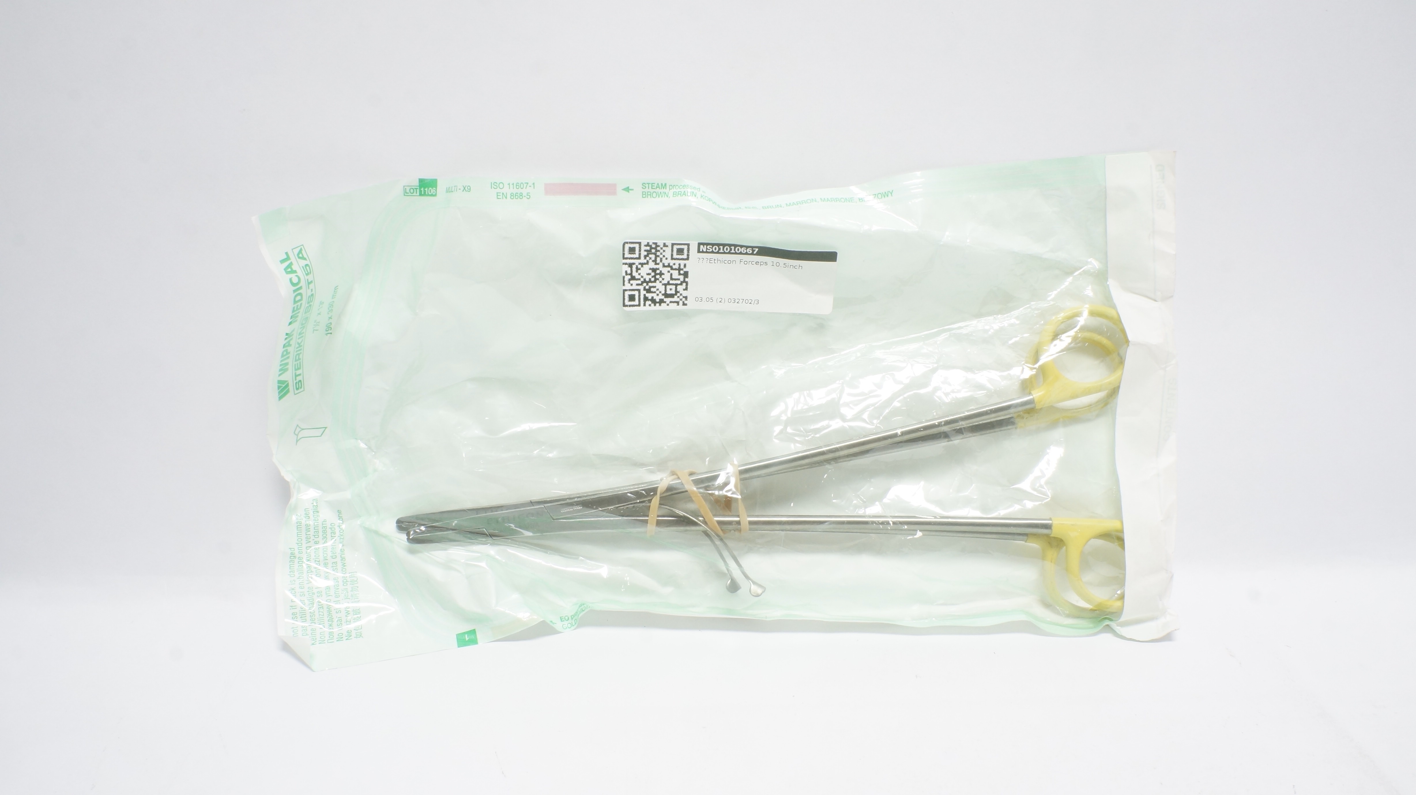 Wipak Medical SS-T5A  Steriking Sterilization Pouche, Ethicon Forceps 10.5In