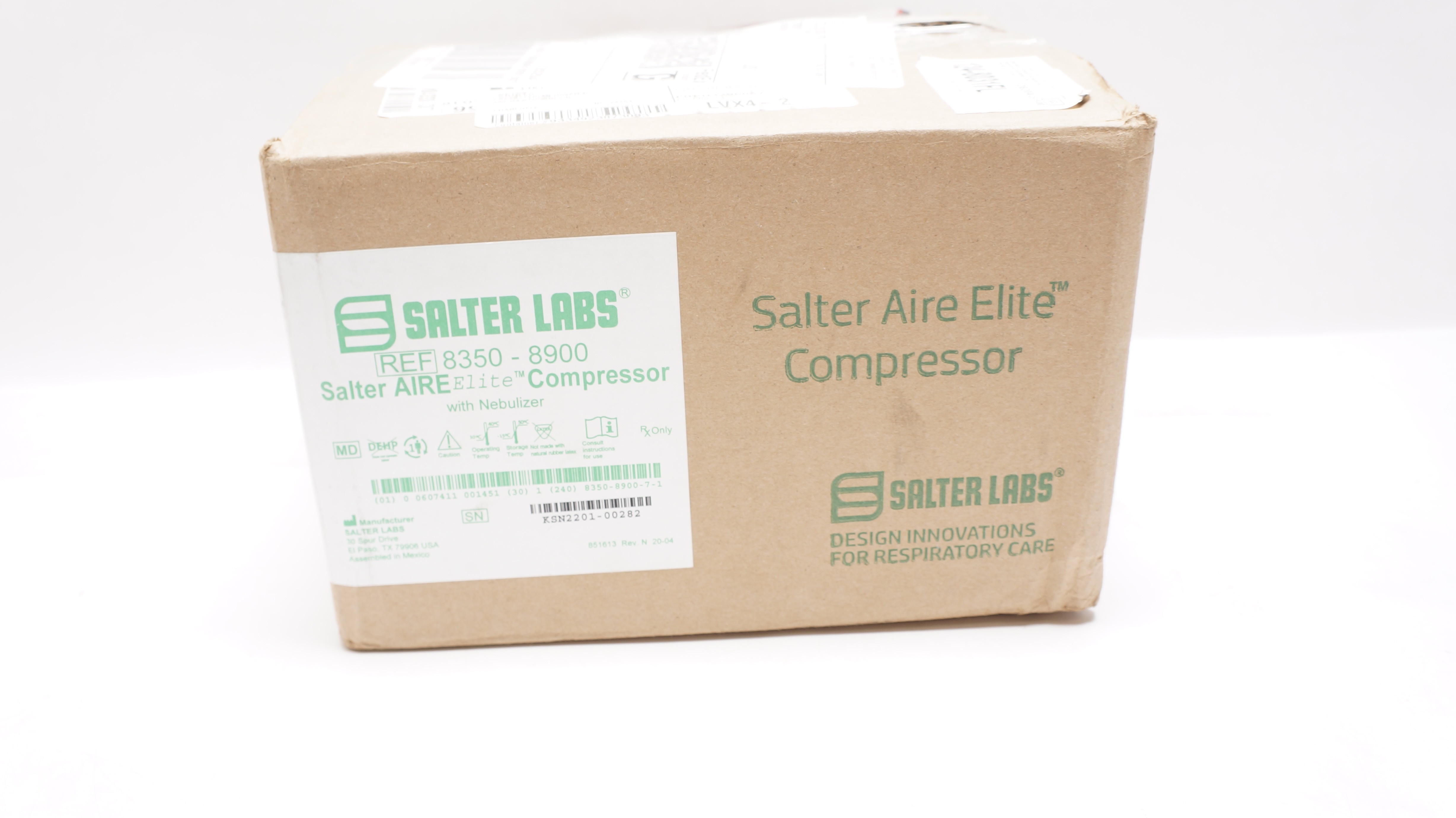Salter Labs 8350-8900 Salter Aire Elite Compressor W/Nebulizer 120Vac 60Hz
