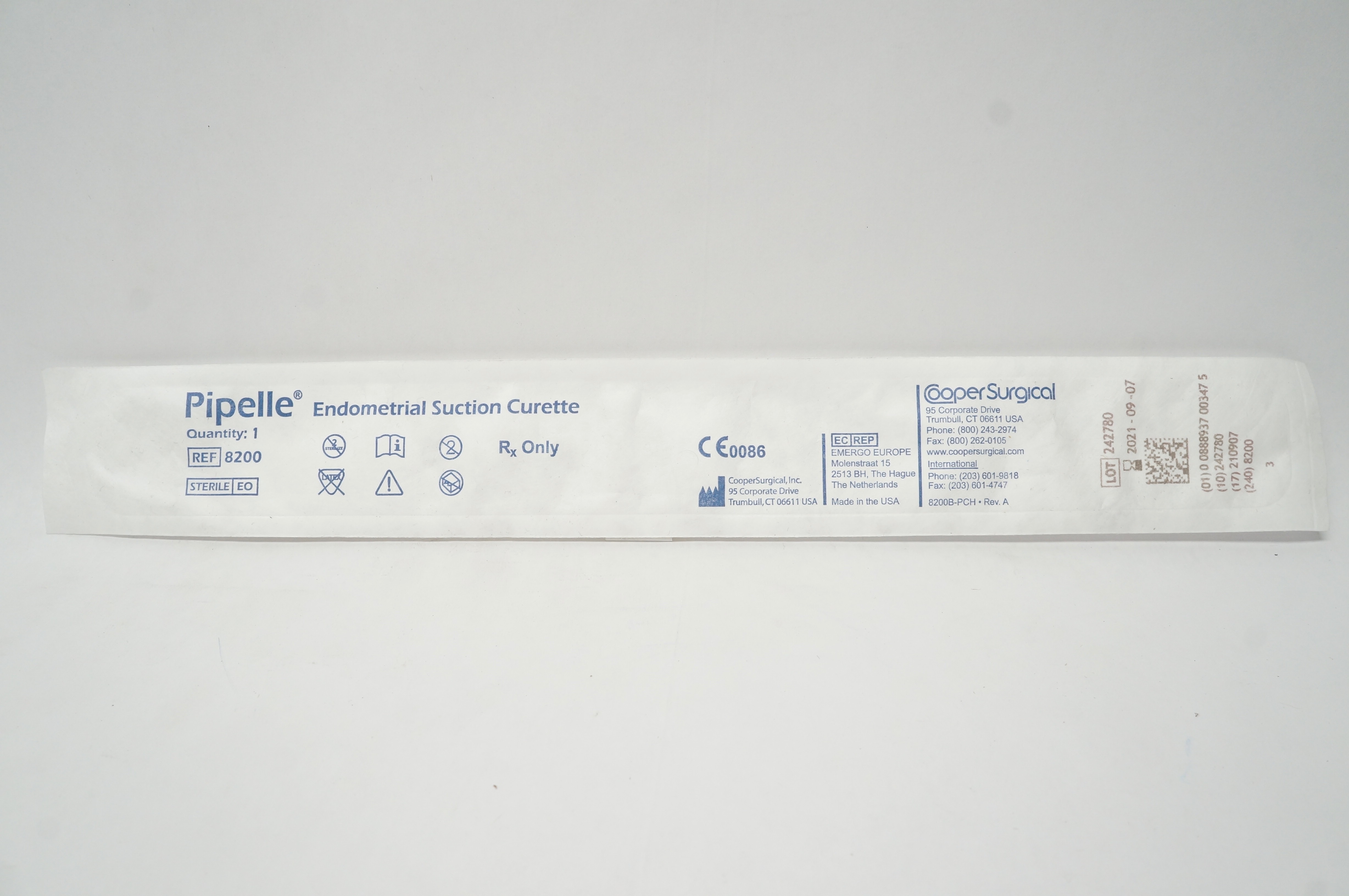 Cooper Surgical 8200 Pipelle Endometrial Suction Curette (x)