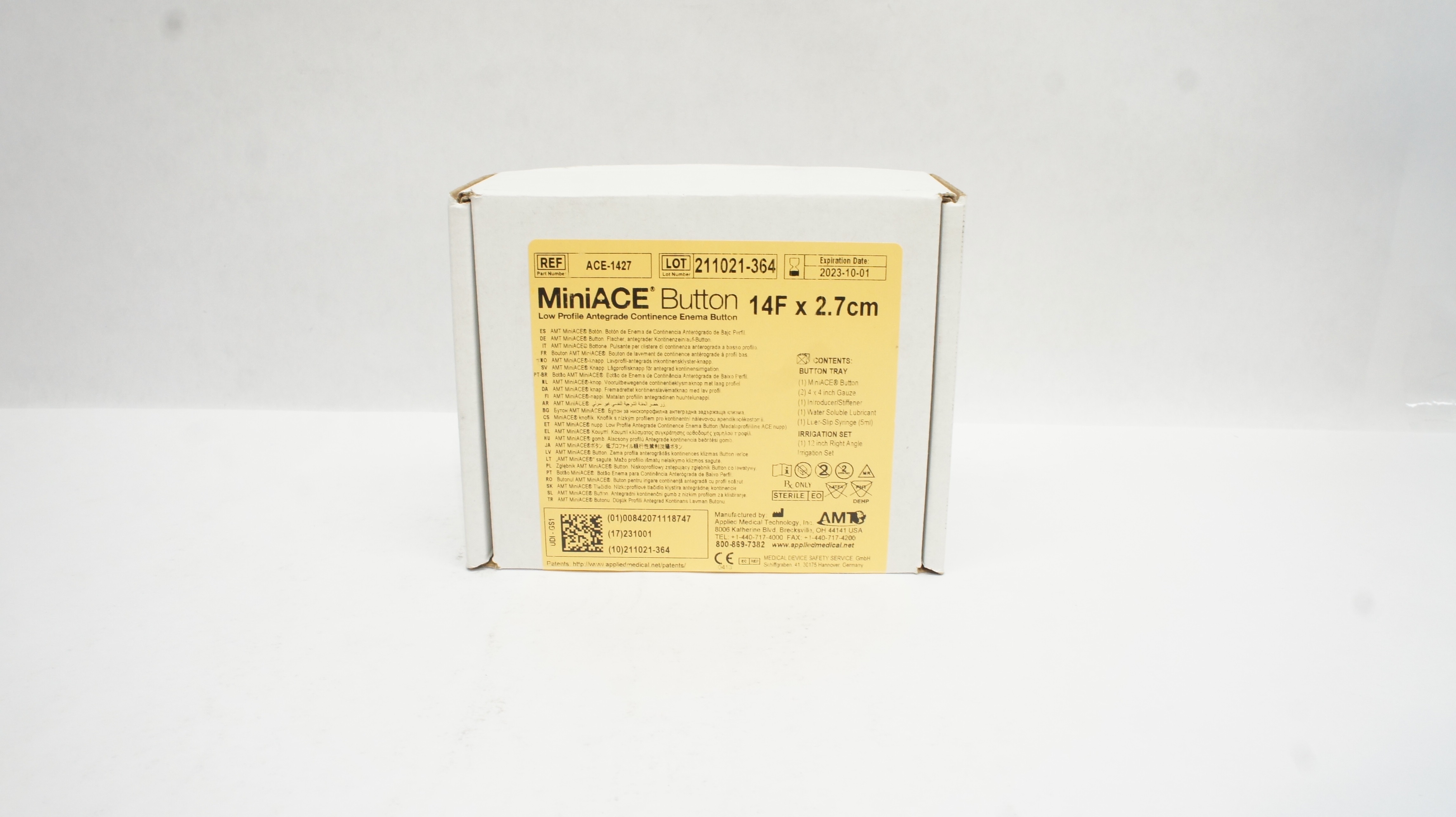Applied Medical ACE-1427 MiniACE Enema Button 14F x 2.7cm (x)