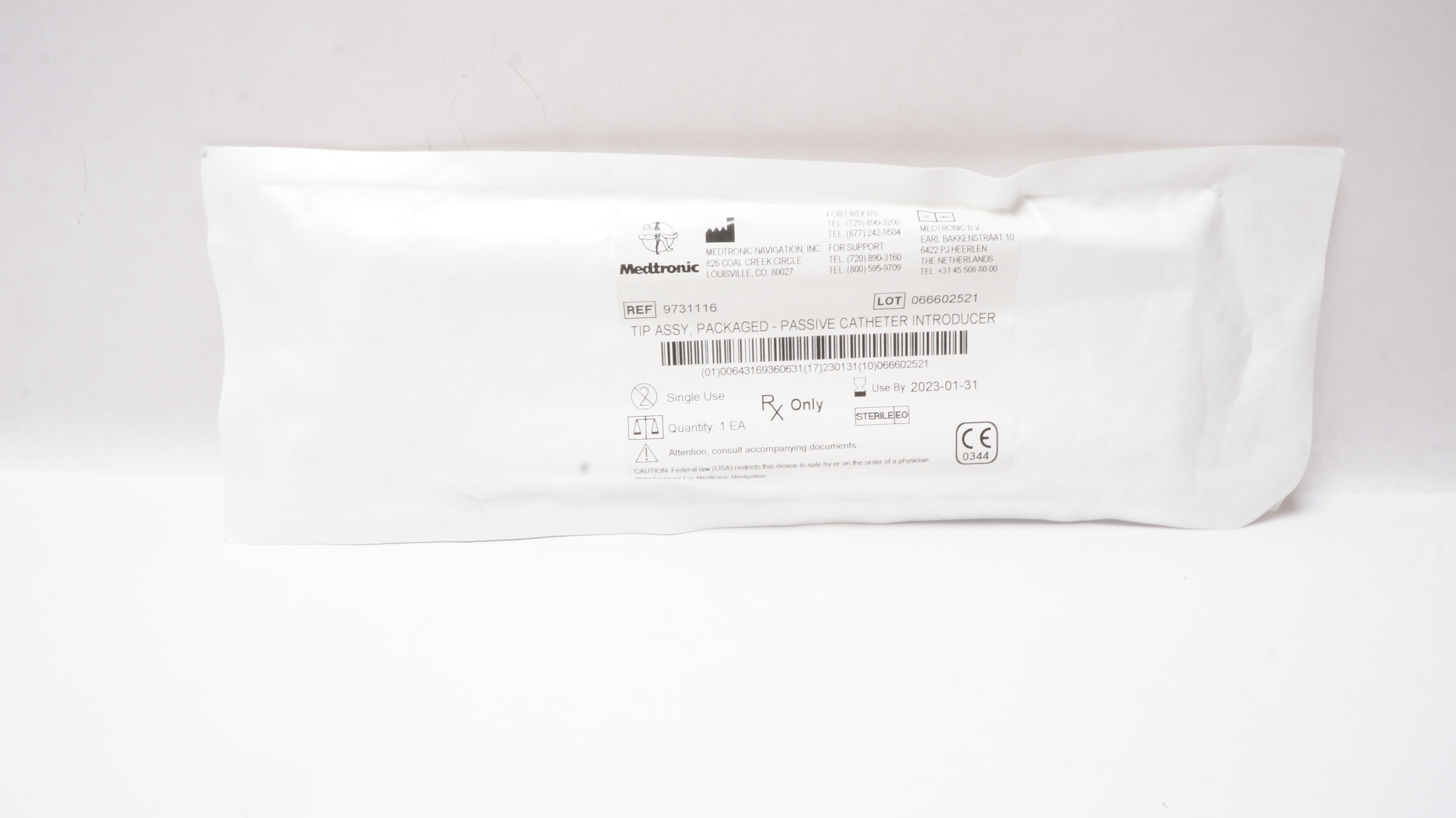Medtronic 9731116 Tip Assy, Packaged-Passive Cath. Introducer (x)