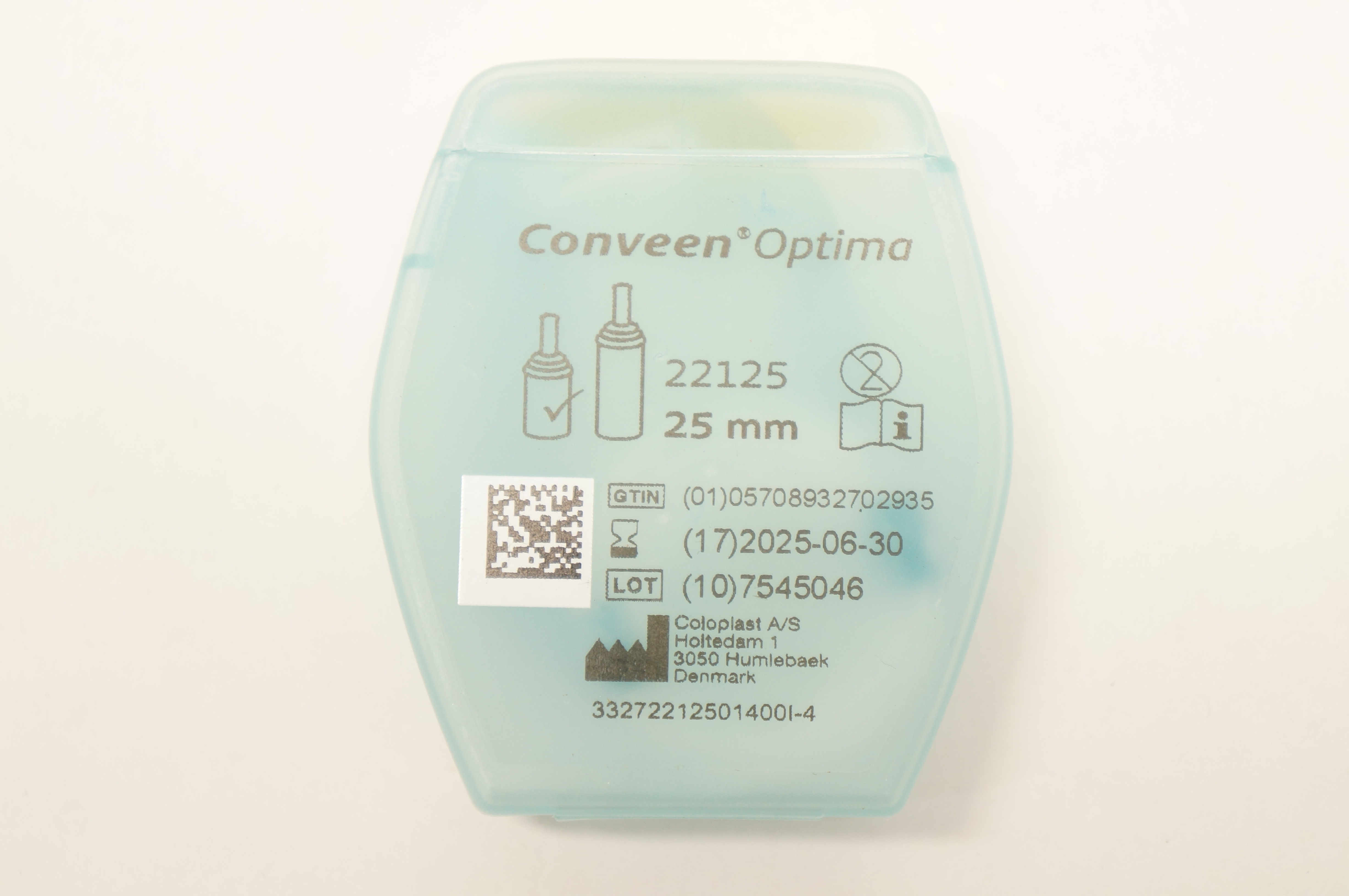 Coloplast 22125 Conveen Optima Male External Cath. 25 mm