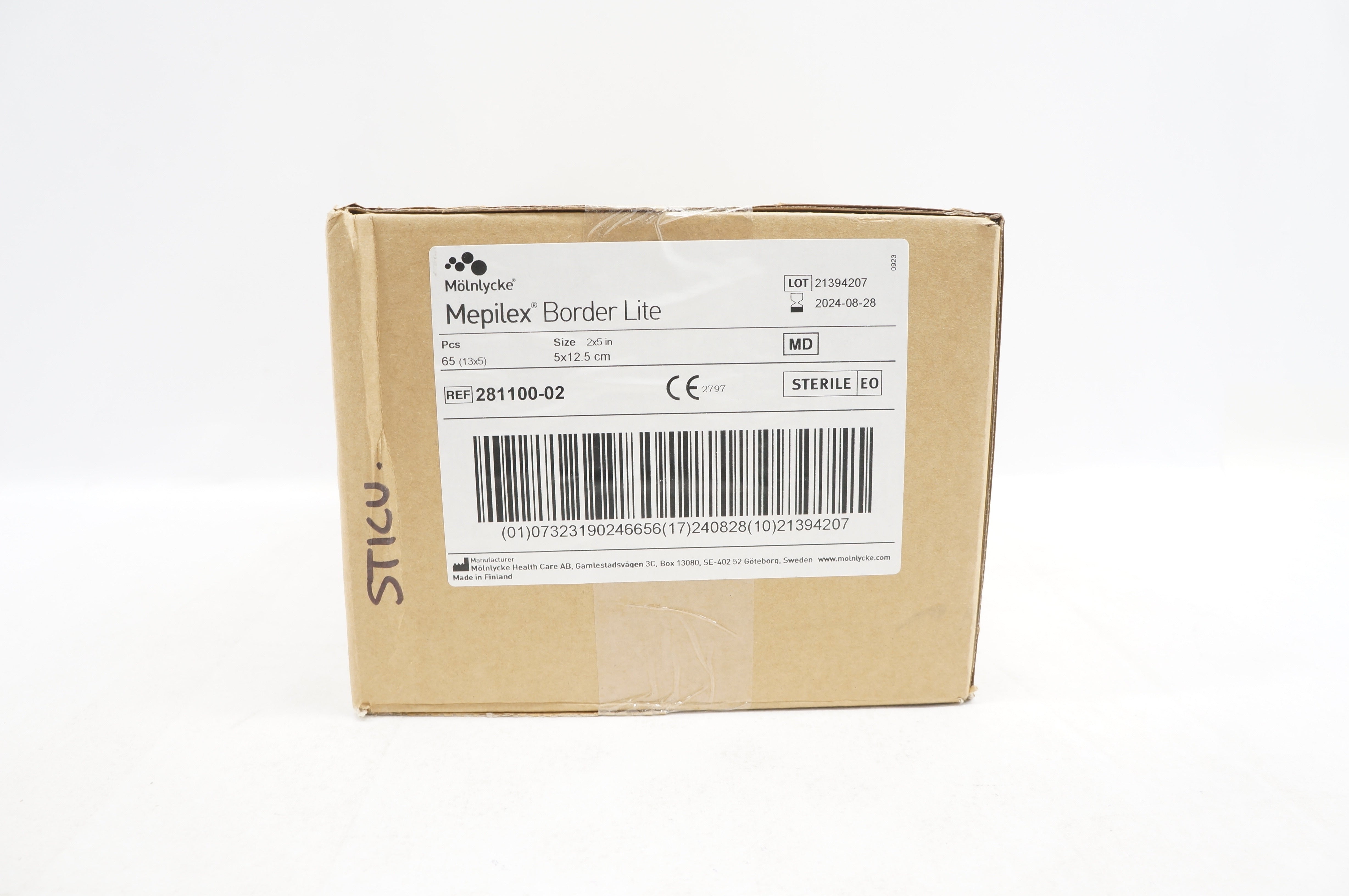 Molnlycke 281100-02 Mepilex Border Lite 2x5in. - Case of 65