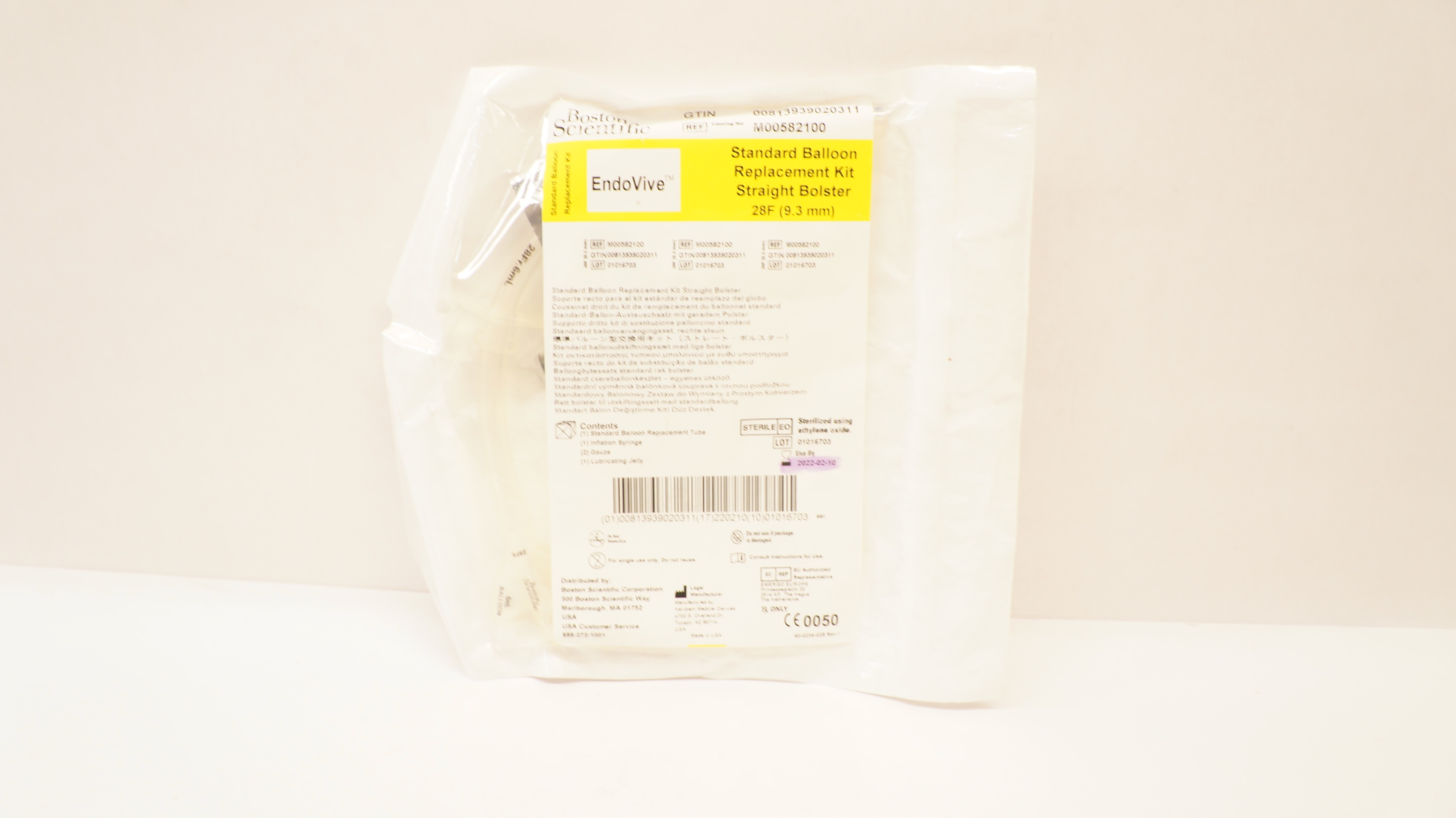 Boston Scientific M00582100 EndoVive Standard Balloon Replacement Kit 28F (x)