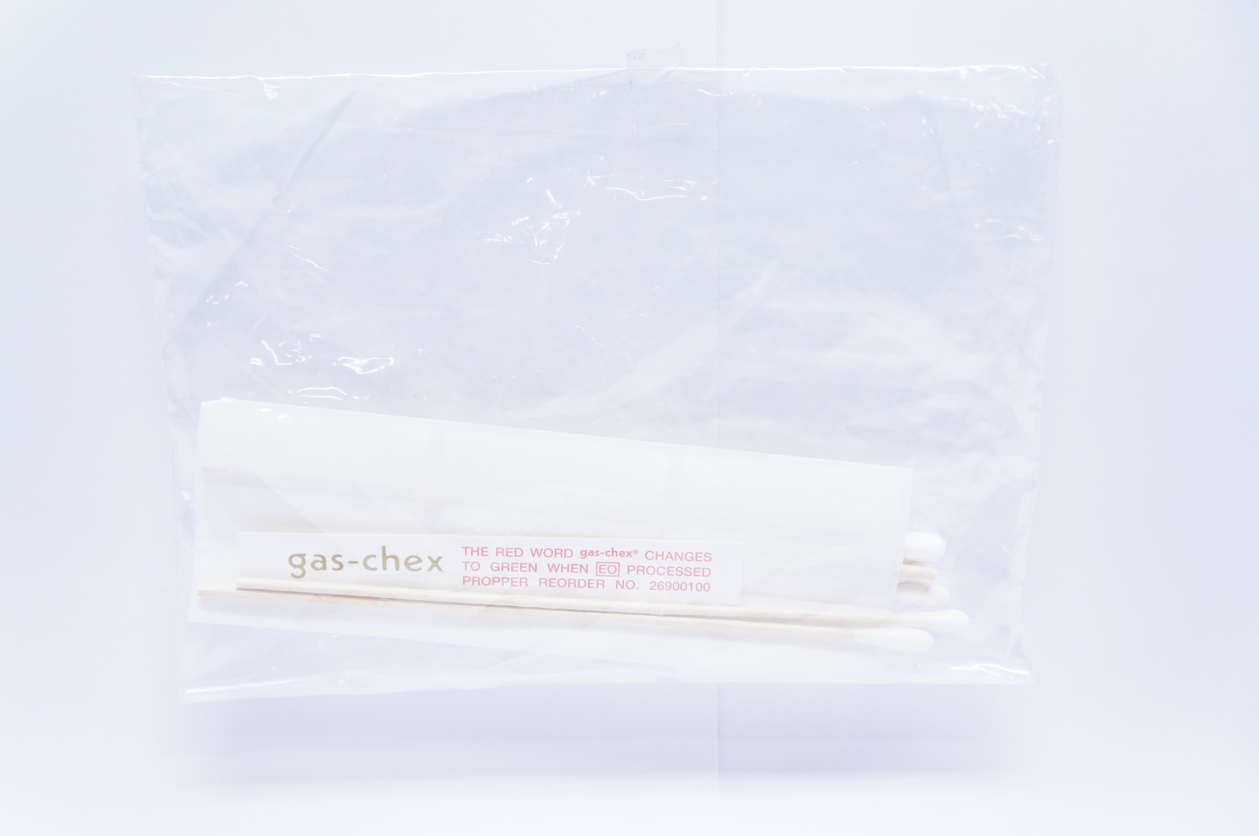 Gas-Chex 26900100 Sterilization Chemical Indicator Strip EO Gas 4 Inch Propper
