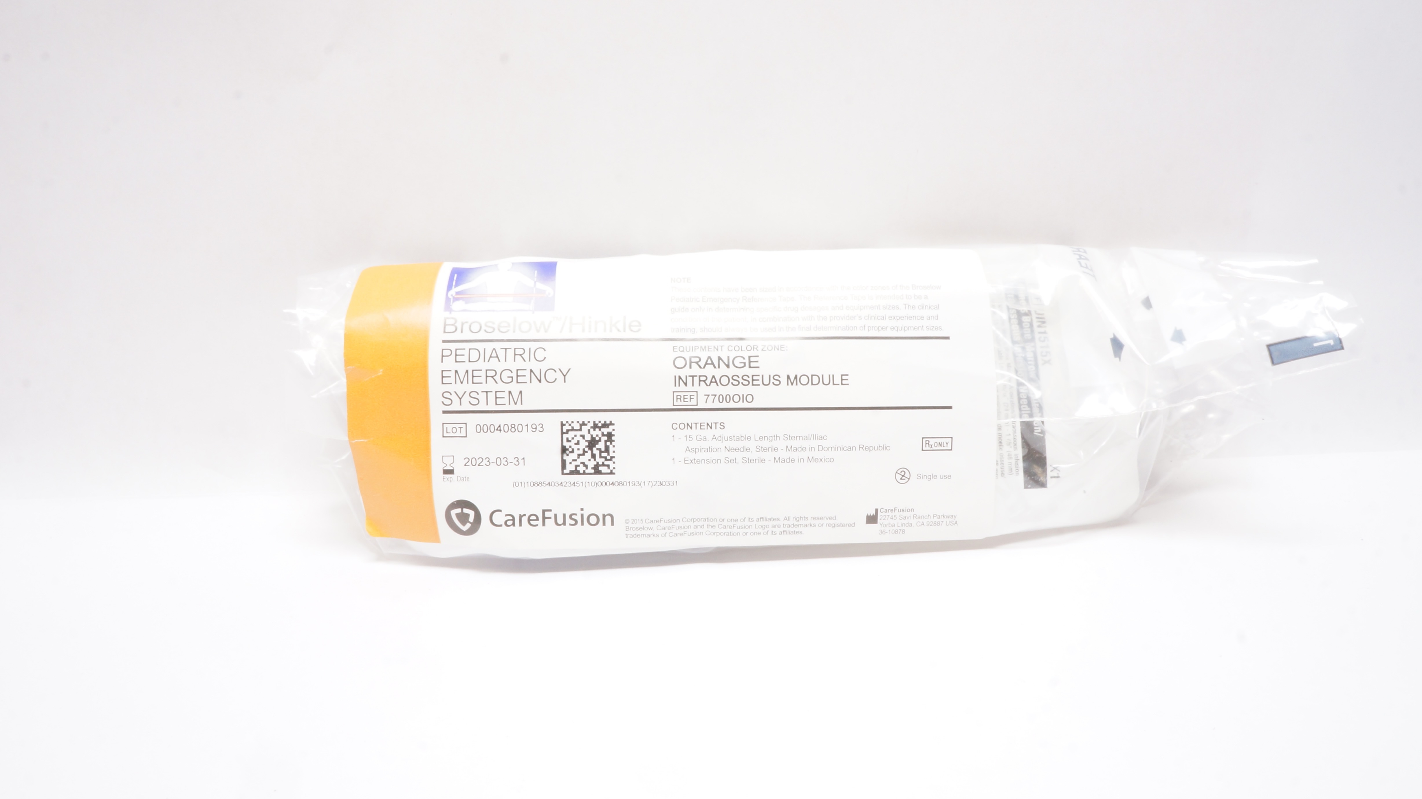 CareFusion 7700OIO Broselow/Hinkle Orange (x)