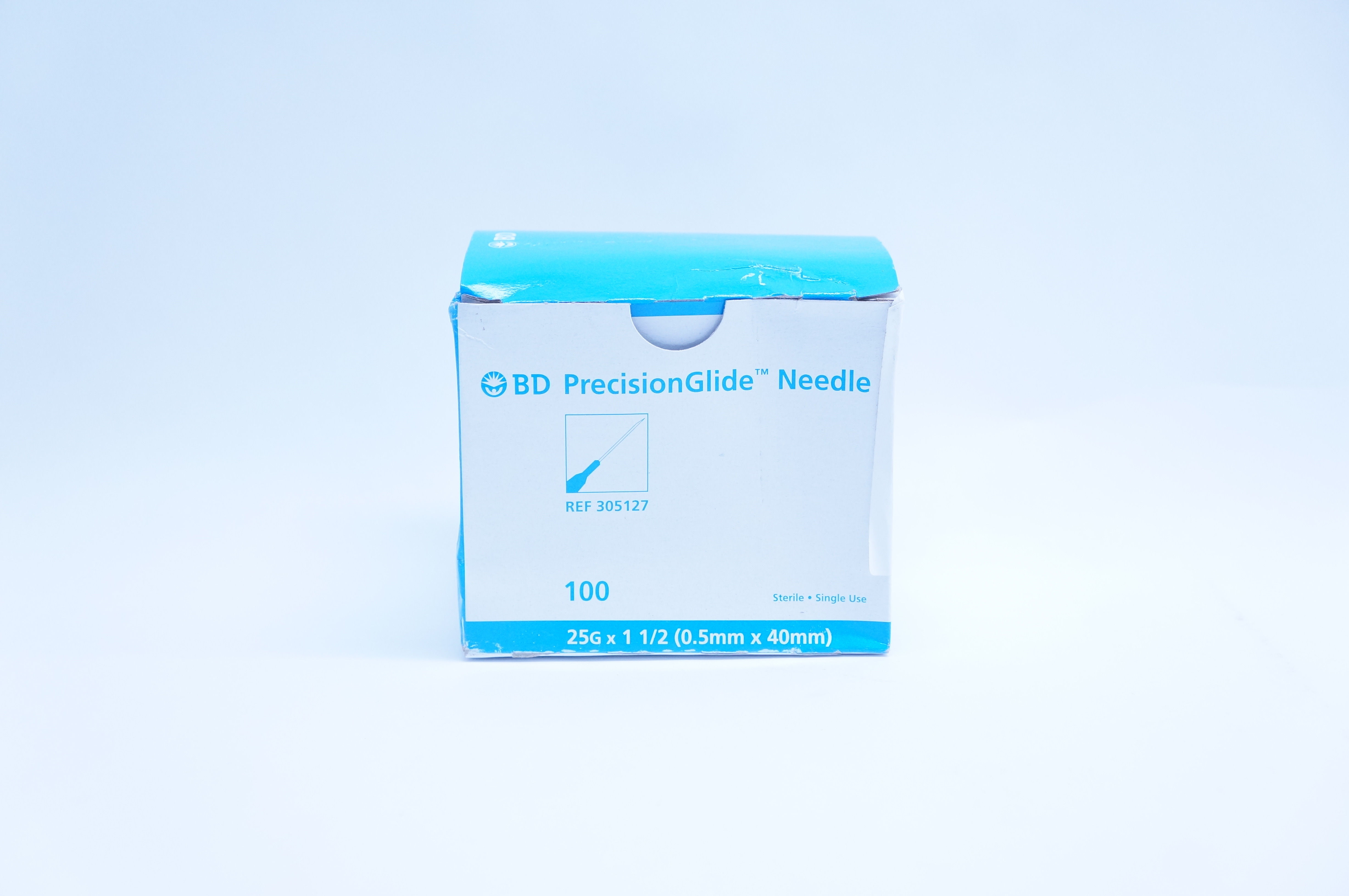 BD 305127 PrecisionGlide Ndle (x) 25G x 1 1/2 - Box of 100