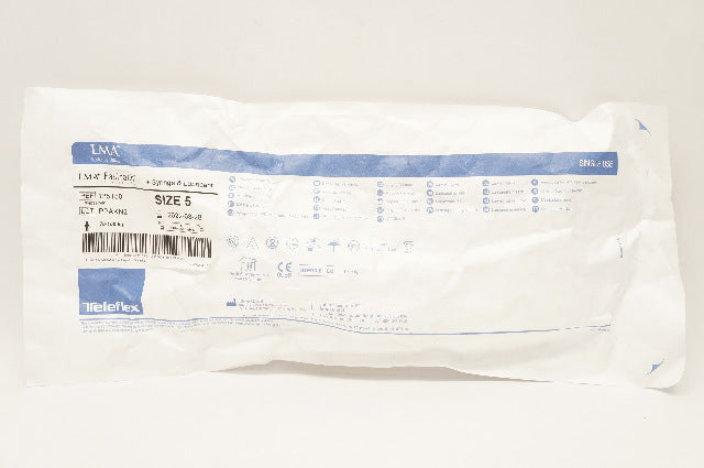 Teleflex 135150 Laryngeal Mask Airway +Syringe & Lubricant, Size 5, 70-100kg (x)