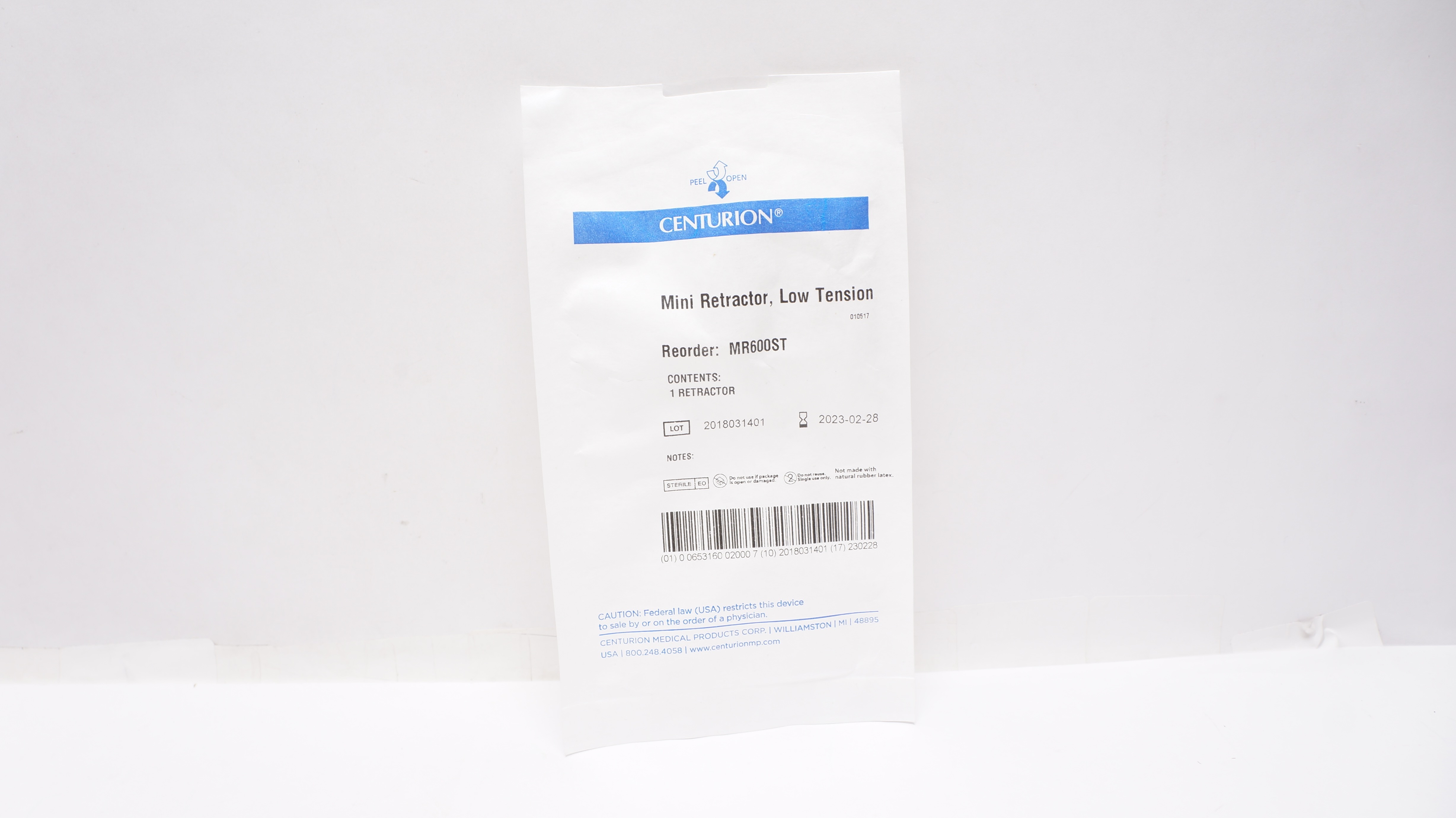 Centurion MR600ST Mini Retractor, Low Tension (x)