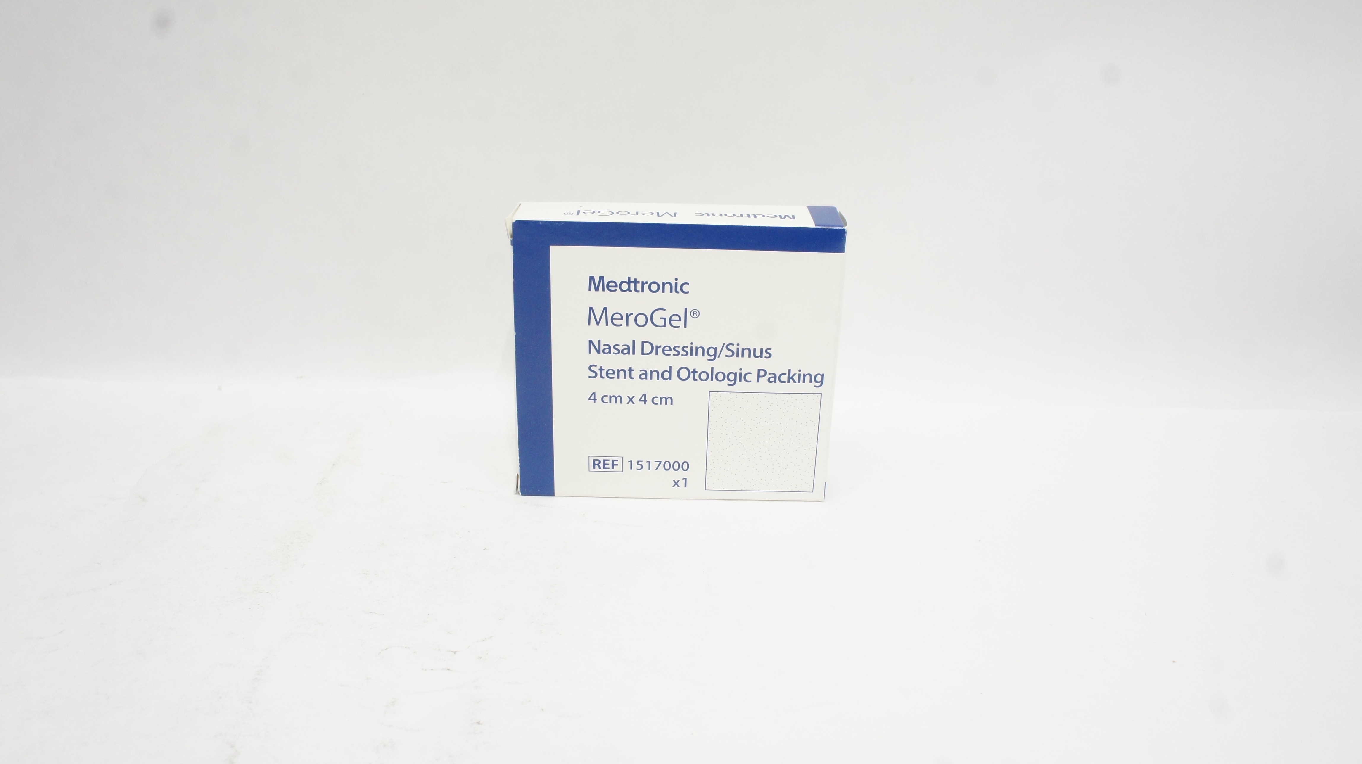 Medtronic 1517000 MeroGel Nasal Dressing/Sinus Stnt & Otologic Packing 4x4cm (x)