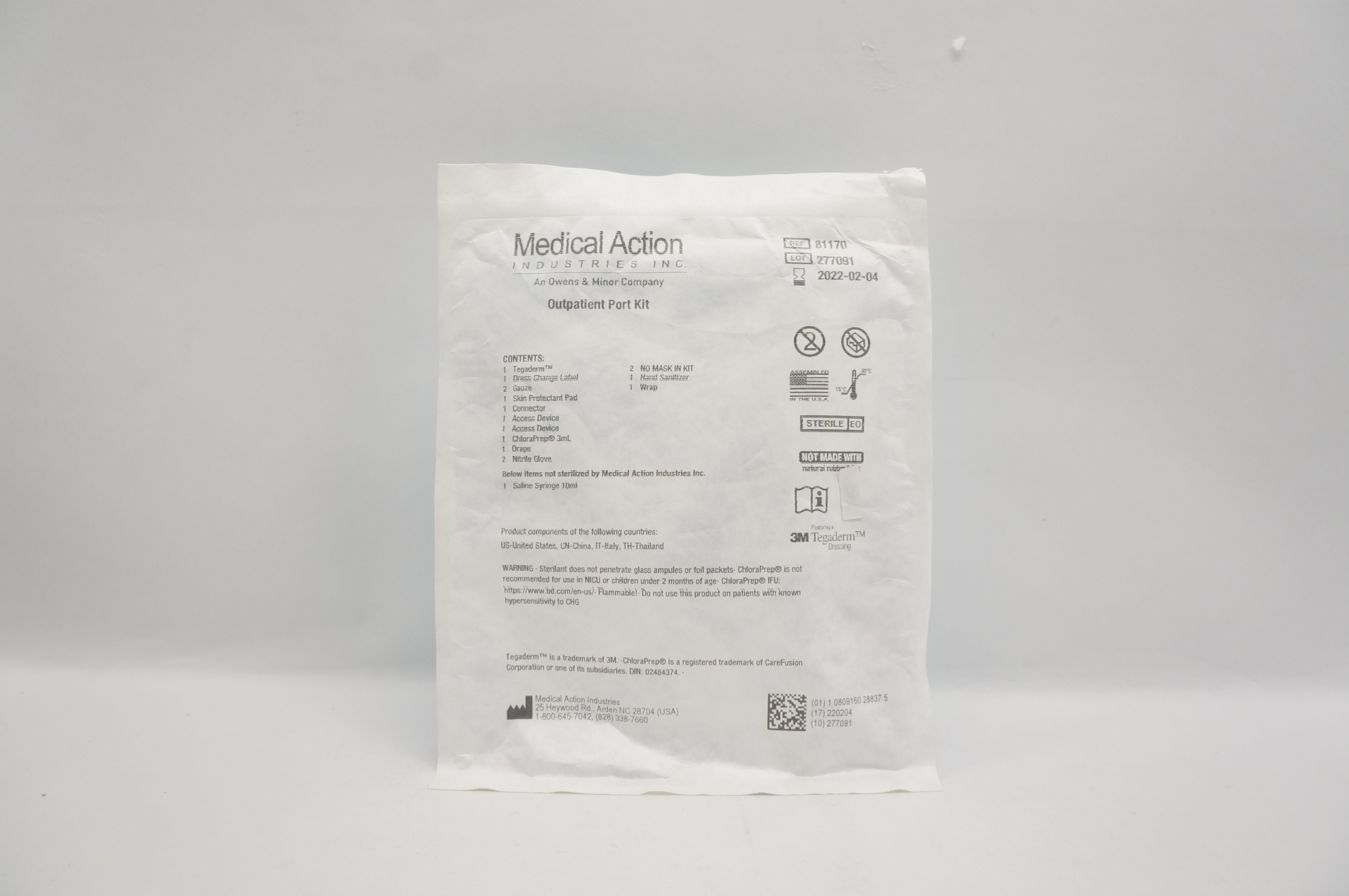 Medical Action 81170 Outpatient Port Kit