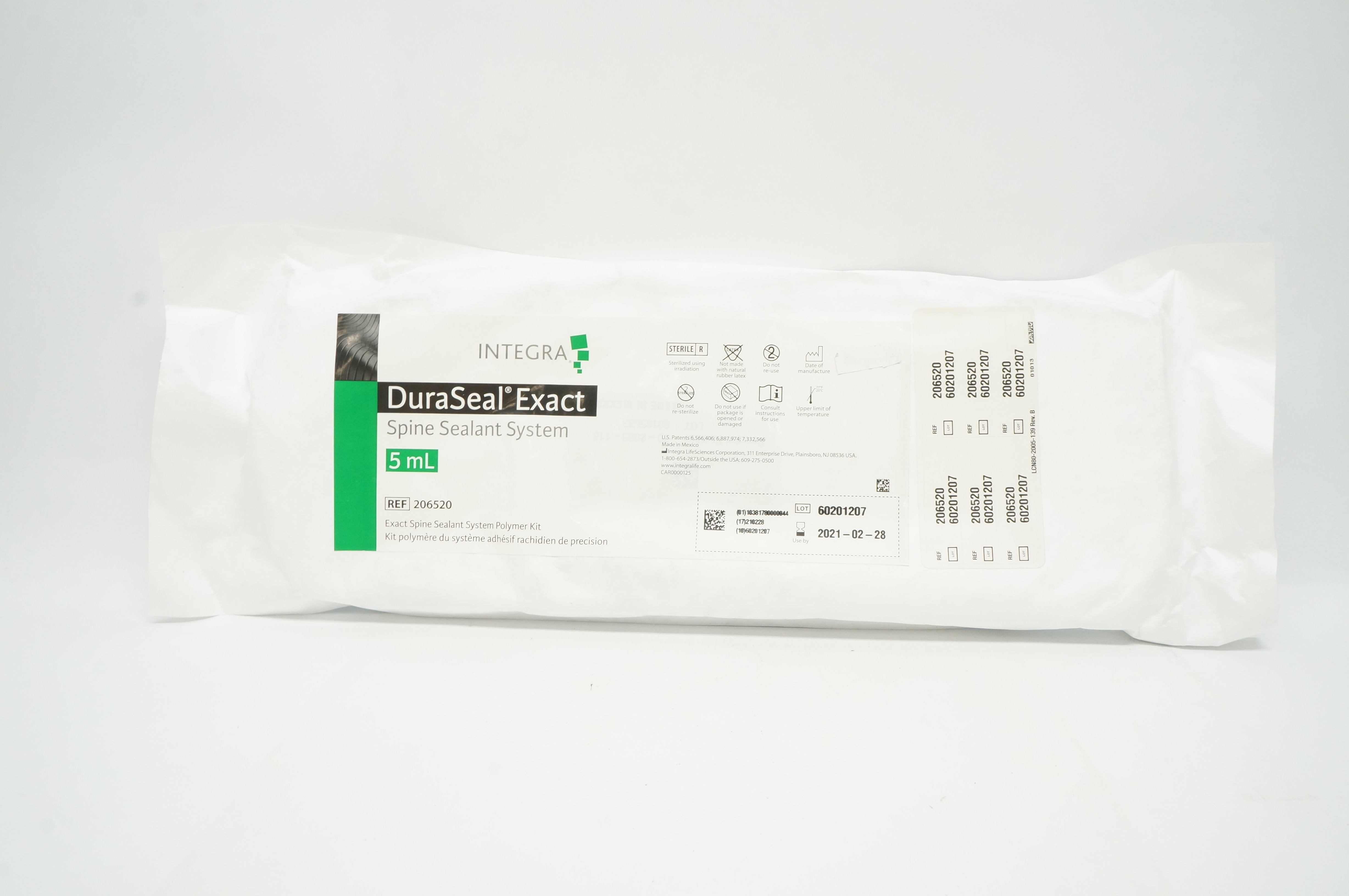 Integra 206520 DuraSeal Exact Spine Sealant System 5mL (x)