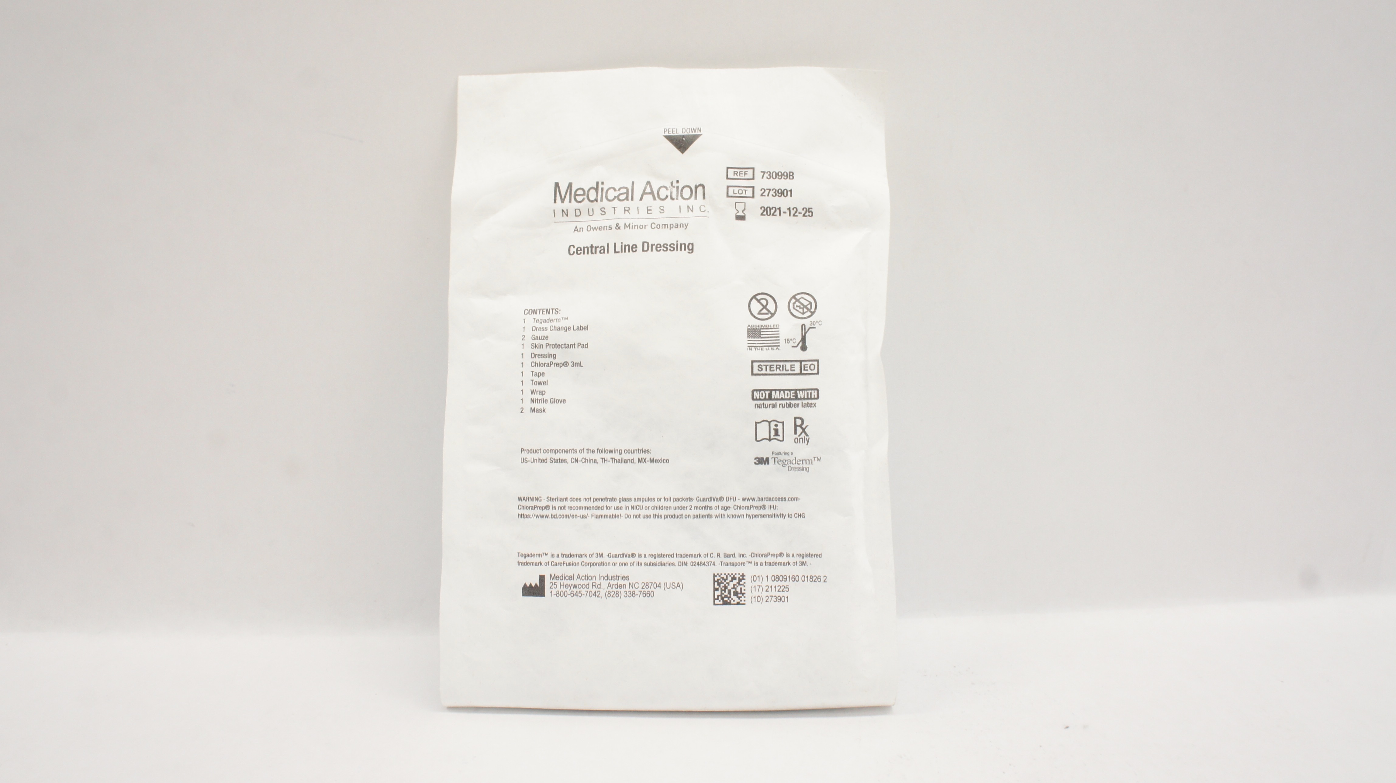 Medical Action 73099B 3M Tegaderm Central Line Dressing (x)