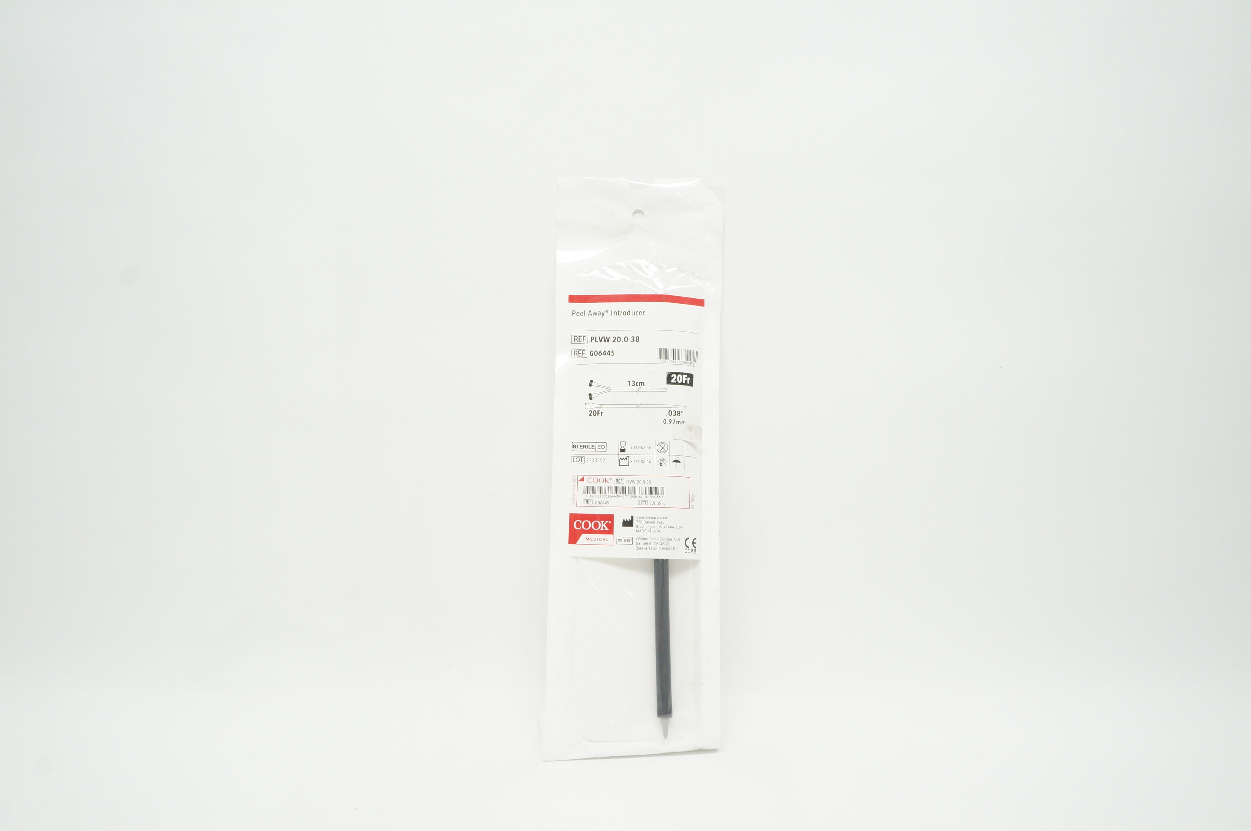 Cook Medical G06445 Peel-Away Introducer 20Fr. (x)