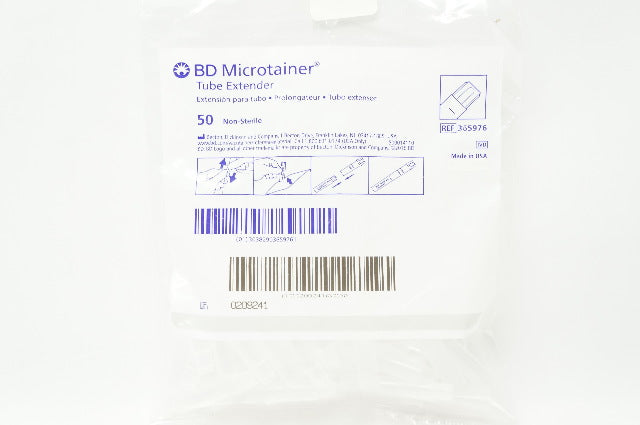 BD 365976 Microtainer Tube Extender – Box of 50