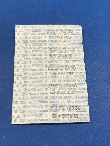 DBC DB1 Spring Ten Sterile Acupuncture Ndles W/Guide Tube 0.16 x 30 ~ Pack of 50
