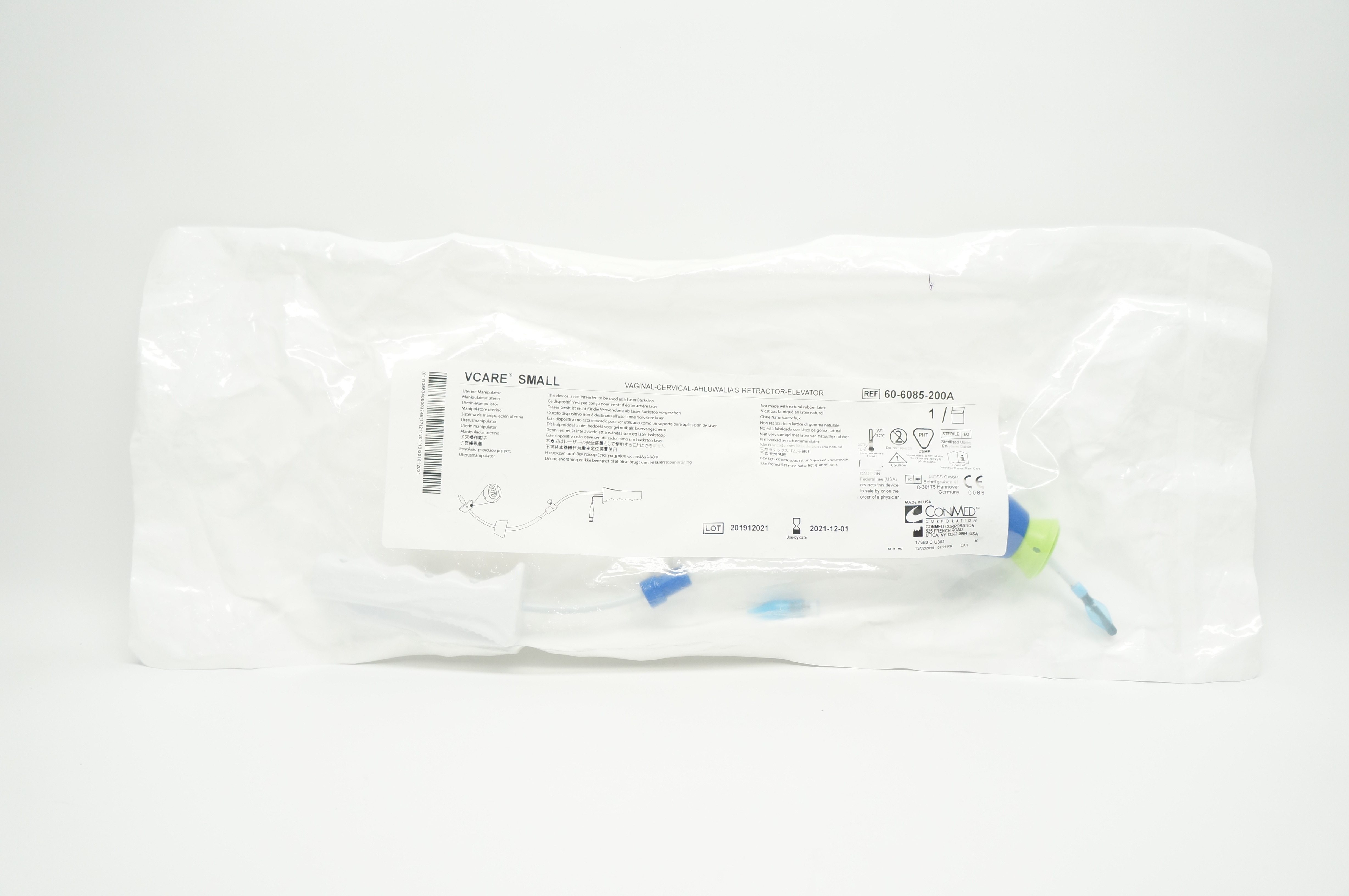 ConMed 60-6085-203A Vcare Uterine Manipulator Extra Large (x)