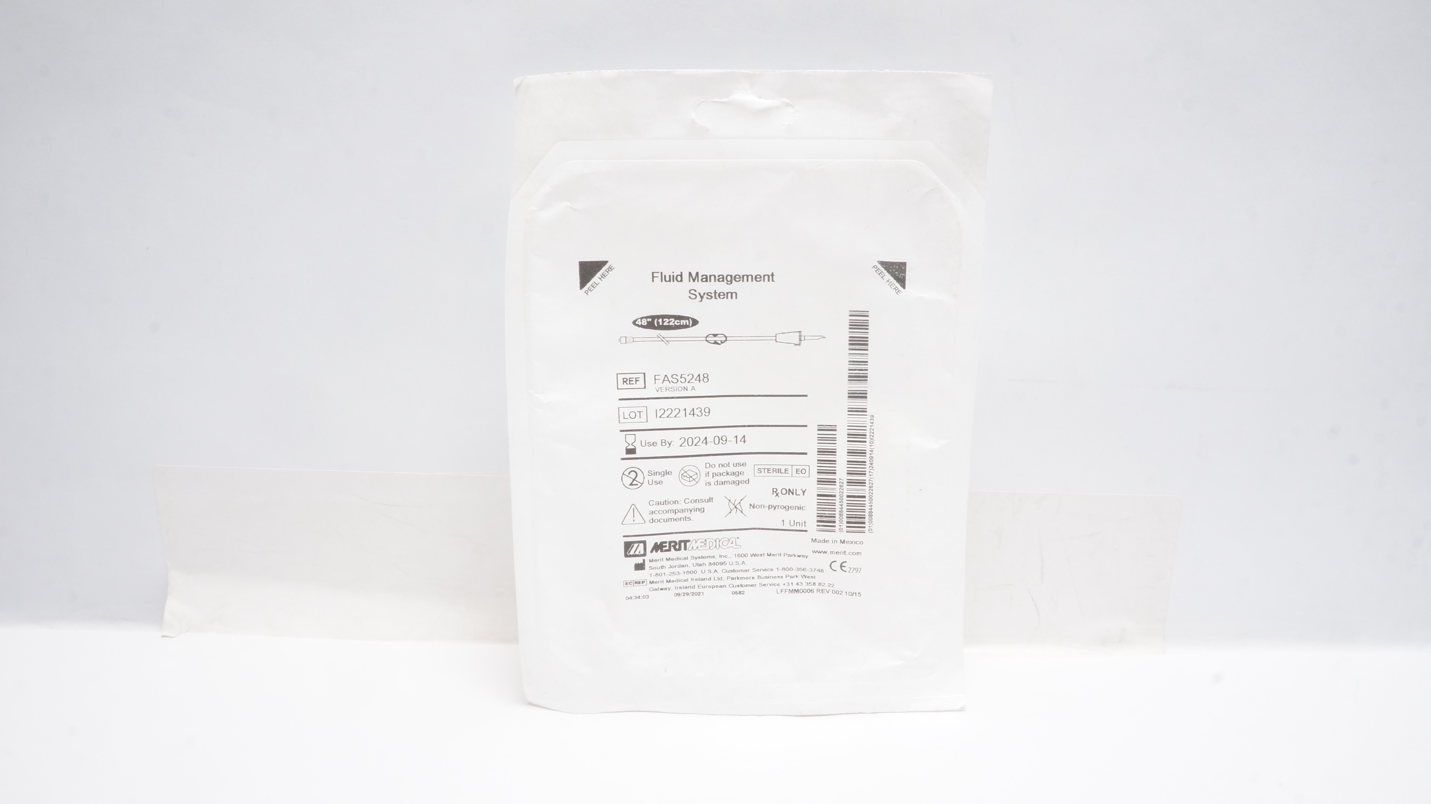 Merit Medical  FAS5248 Fluid Management System, 48inch (x)
