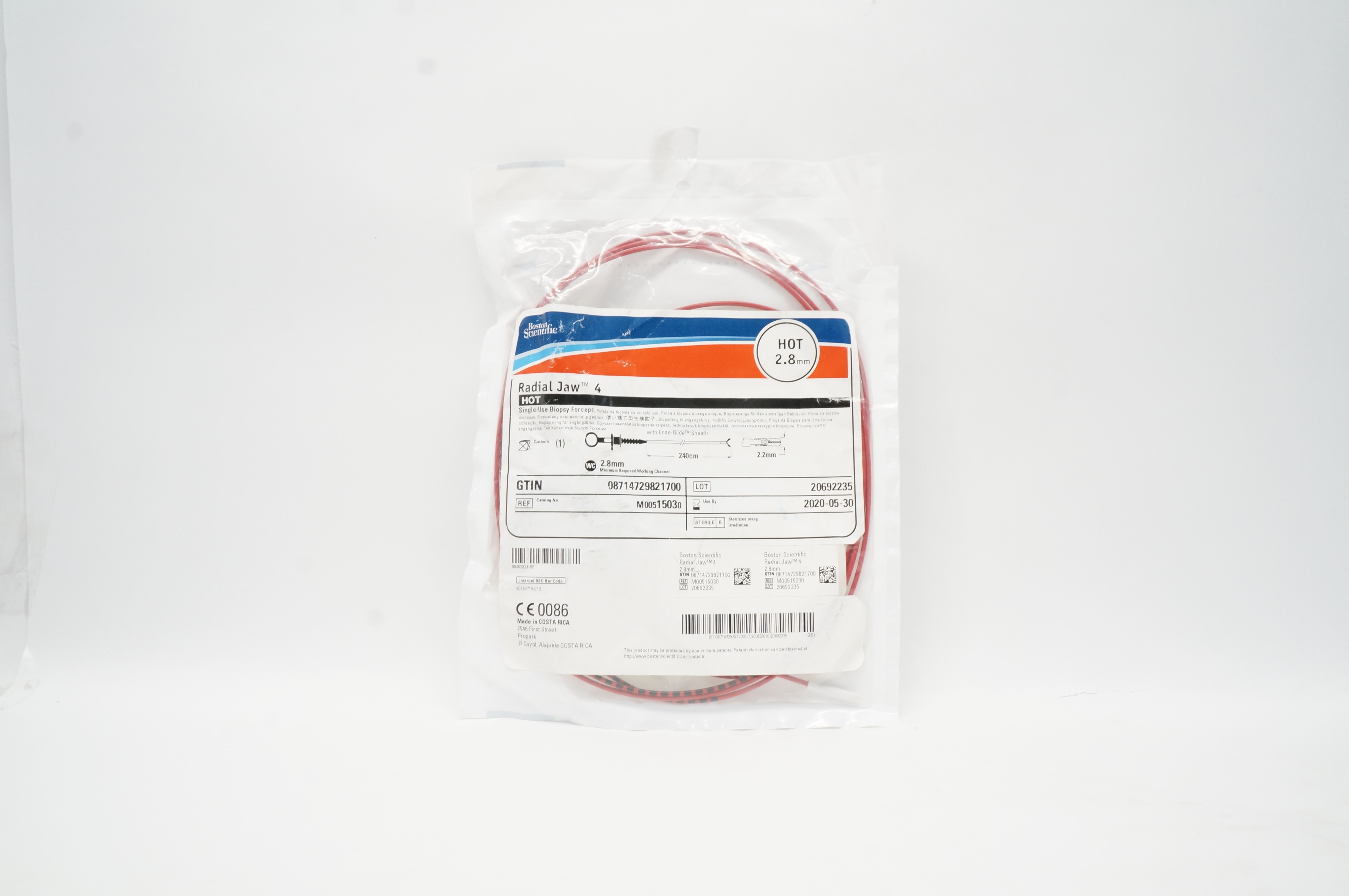Boston Scientific 1503 Radial Jaw 4 Hot Single Use Biopsy Foceps 2.8mm (x)