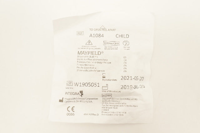 Integra Lifescinces A1084 Mayfield Disposable Child Skull Pin (x) - Pack of 3