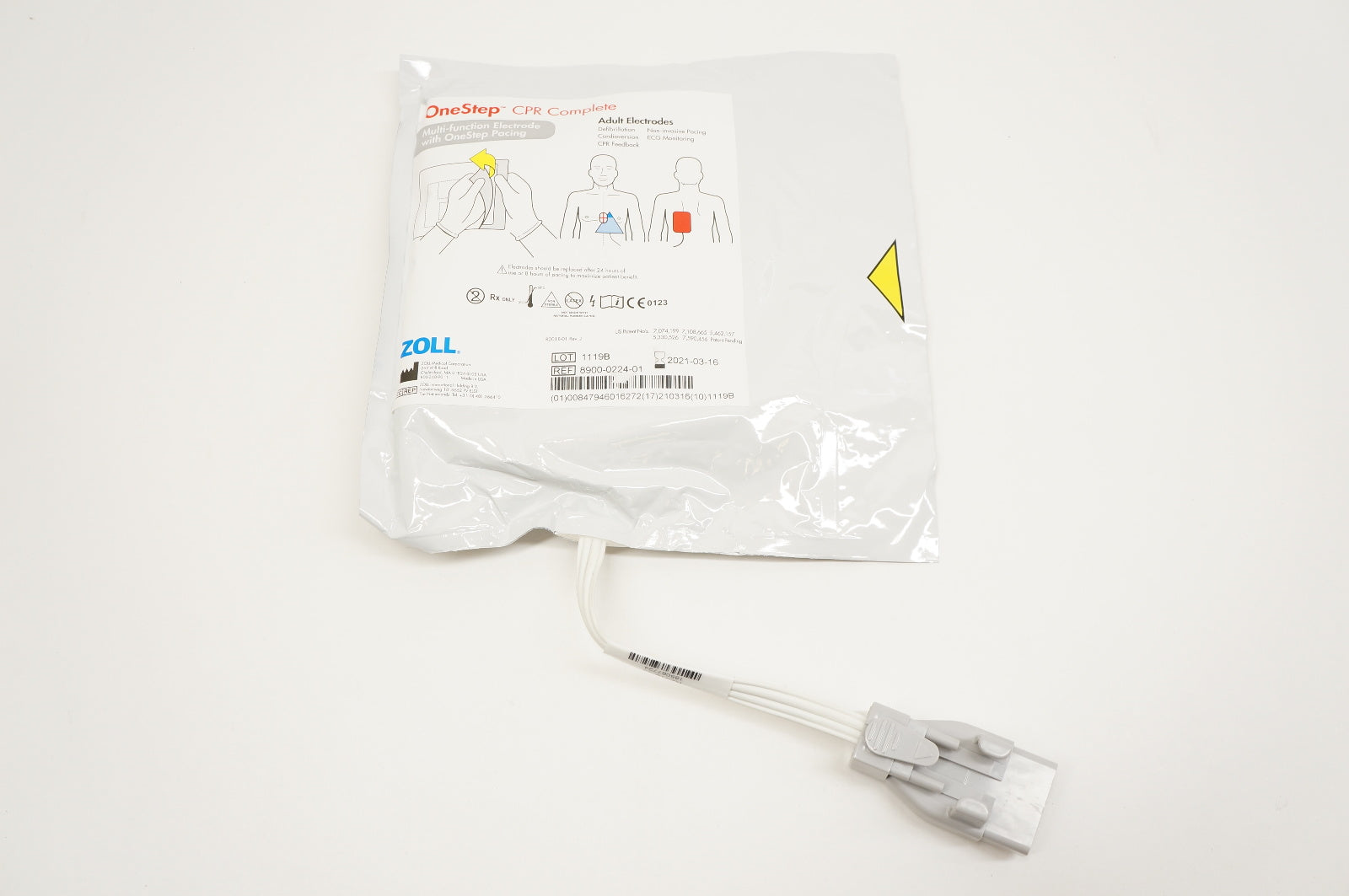 ZOLL 8900-0224-01 OneStep CPR Complete Multi-Function Electrode (x)