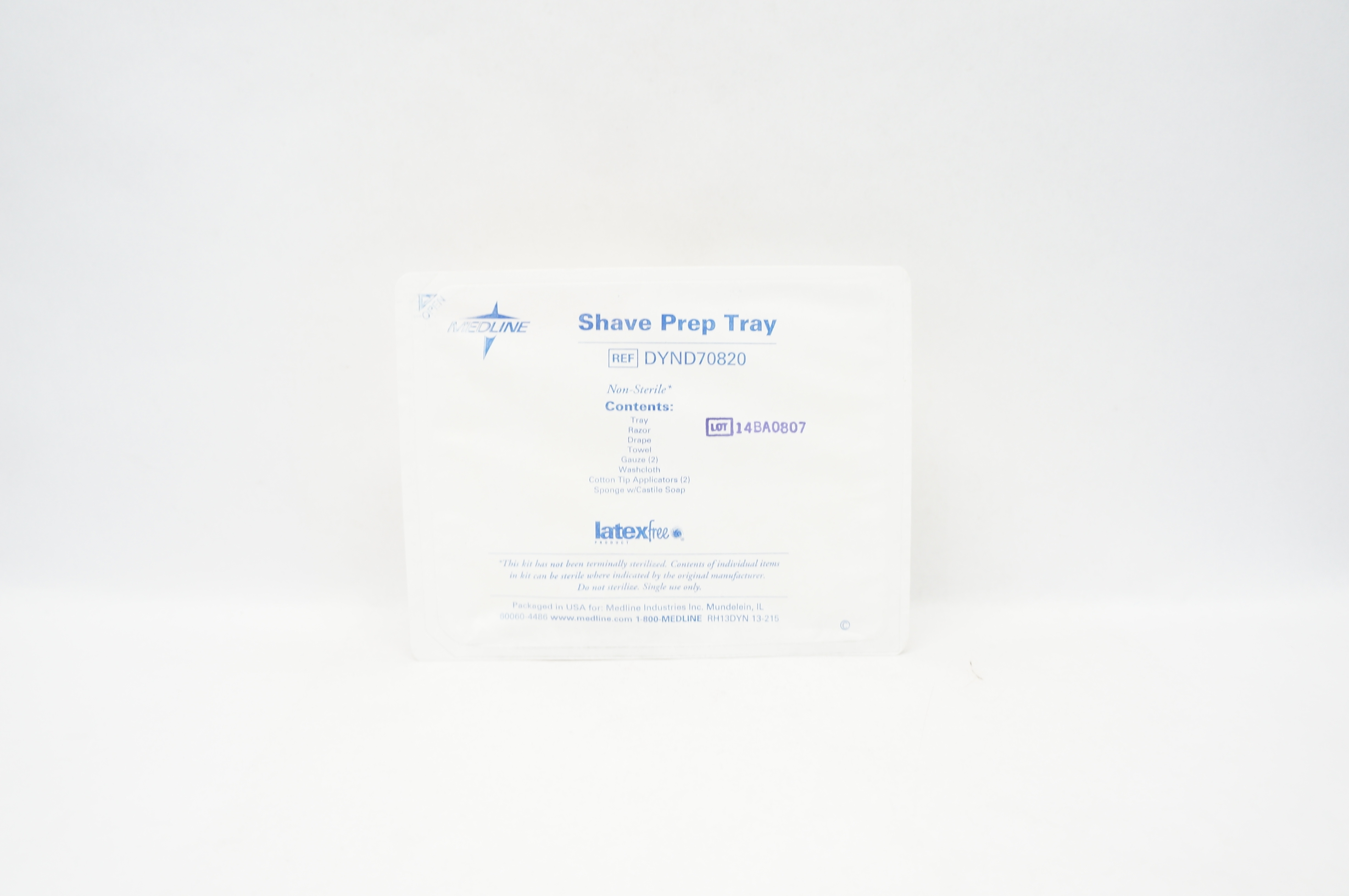Medline DYND70820 Shave Prep Tray