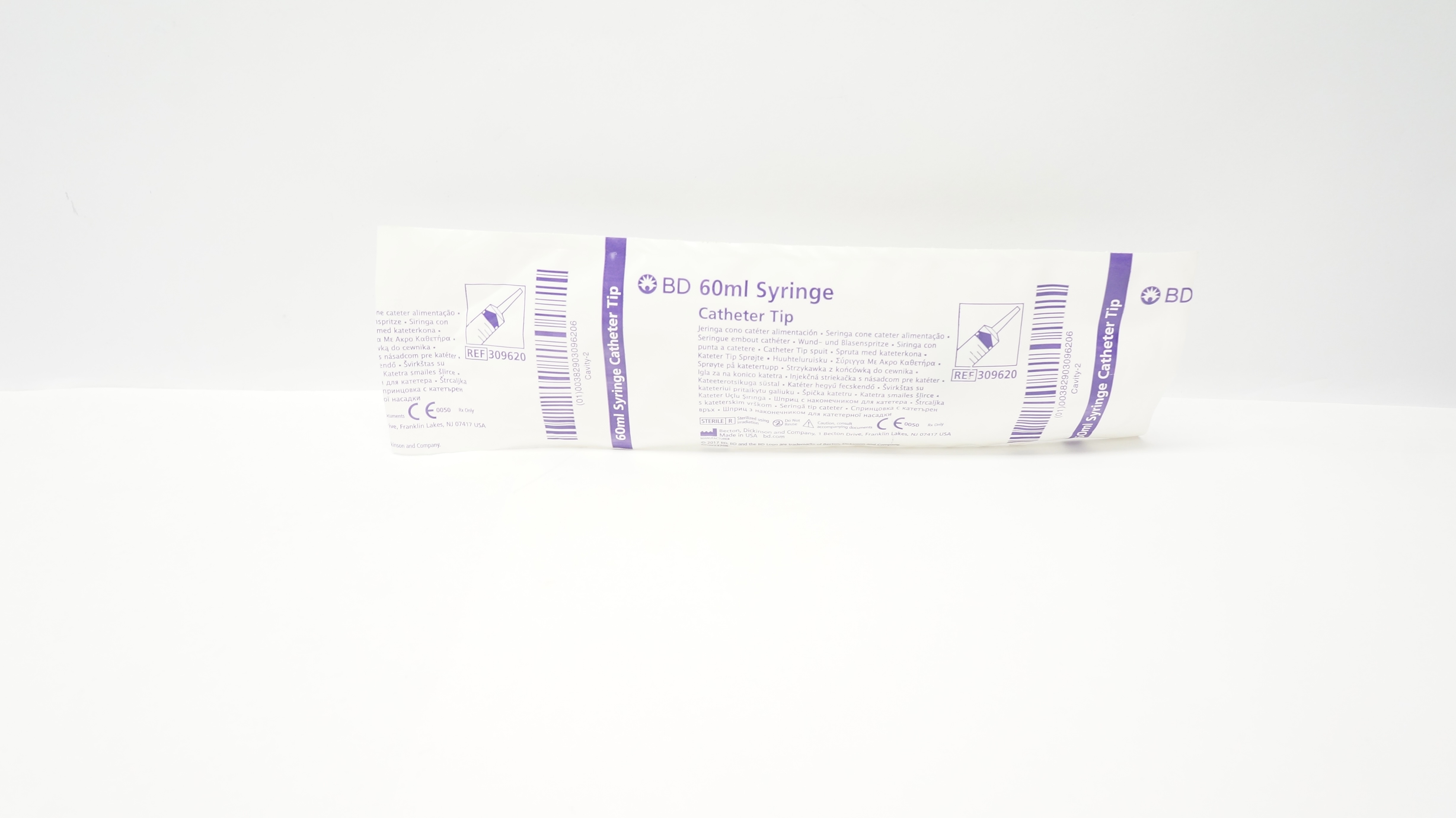 BD 309620 Syringe Cath. Tip, 60mL (x)