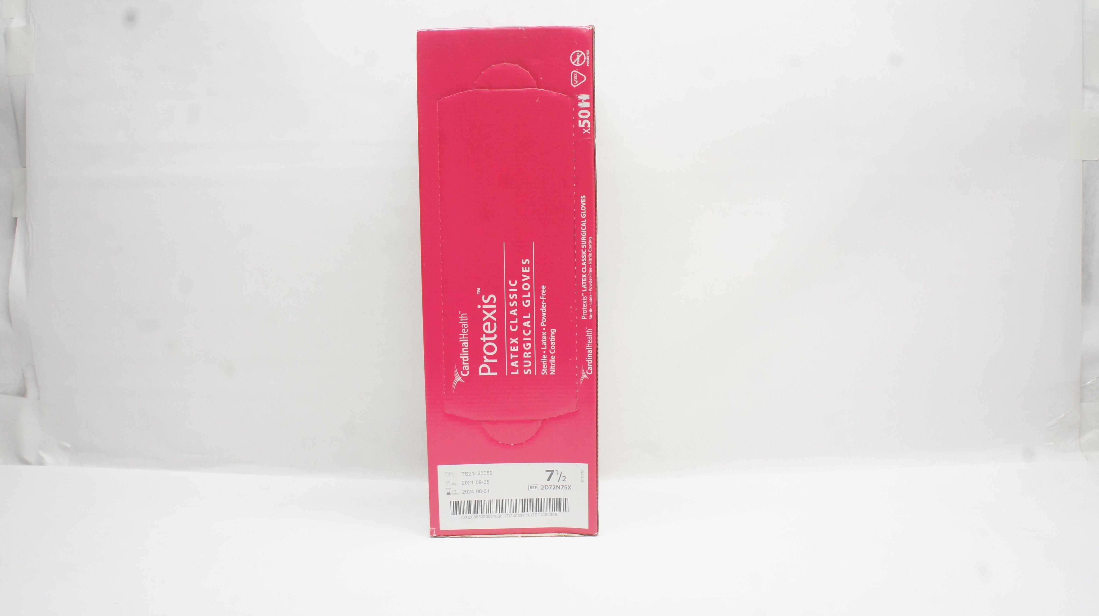 Cardinal Health 2D72N75X PROTEXIS Classic Surgical Gloves Size 7-1/2 - Box of 50