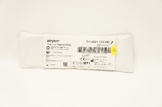 Stryker 4221-120-085 Dual Cut Sagittal Blade 21.2mm x 85.5mm x 0.047inch