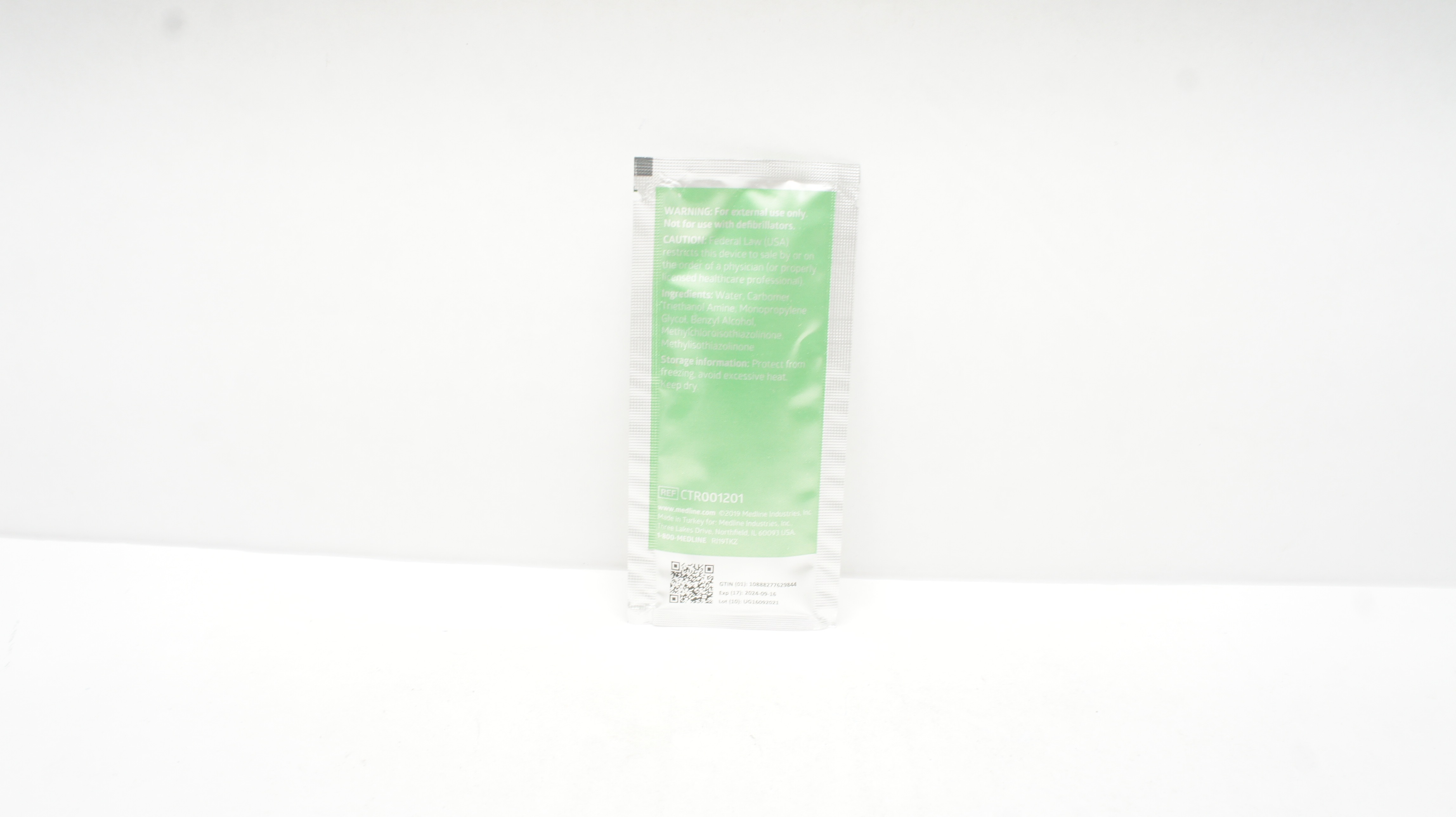 Medline CTR001201 Ultrasound Transmission Gel 0.70 fl. oz.
