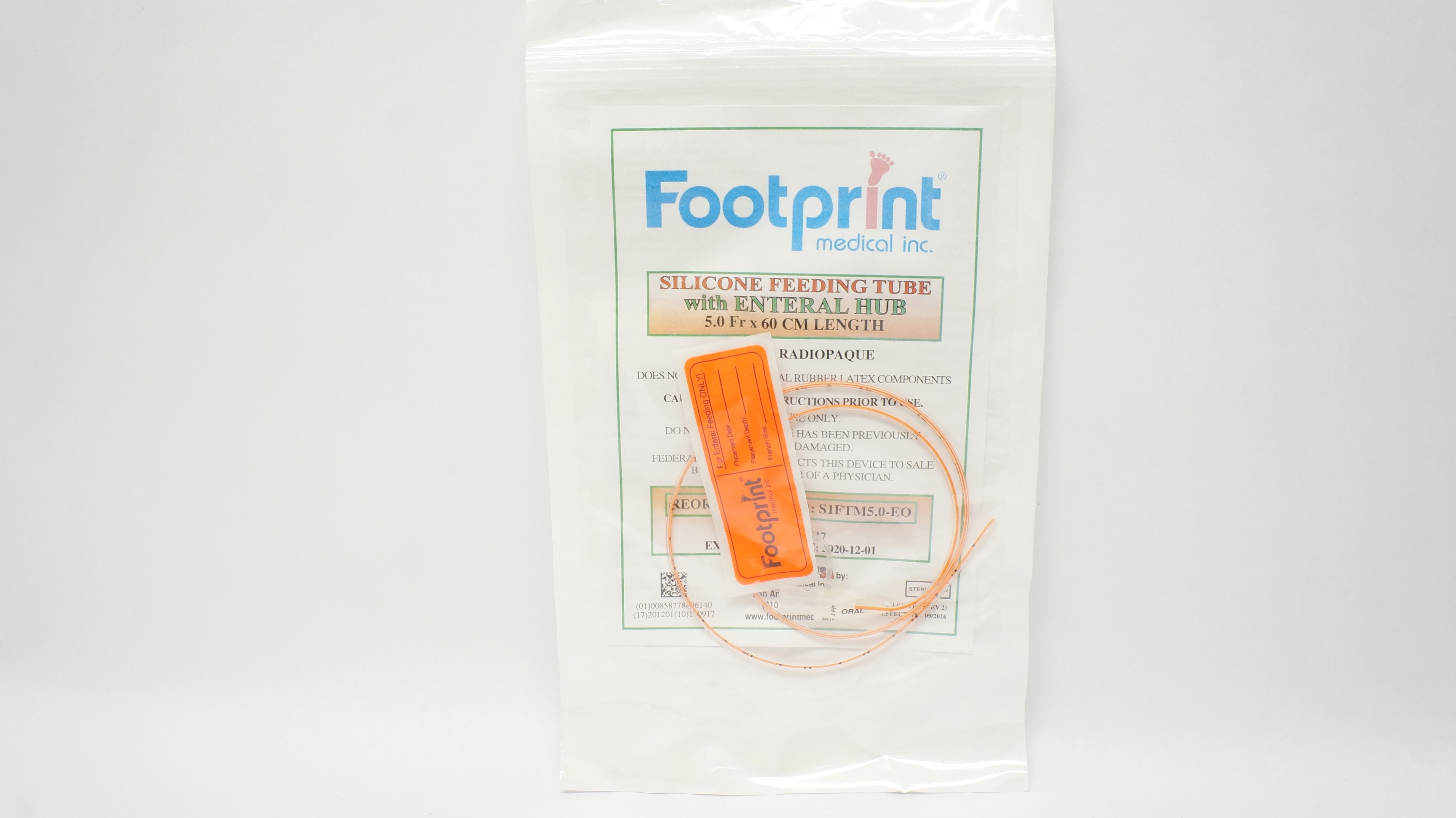 Footprint S1FTM5.0-EO Silicone Feeding Tube (x)