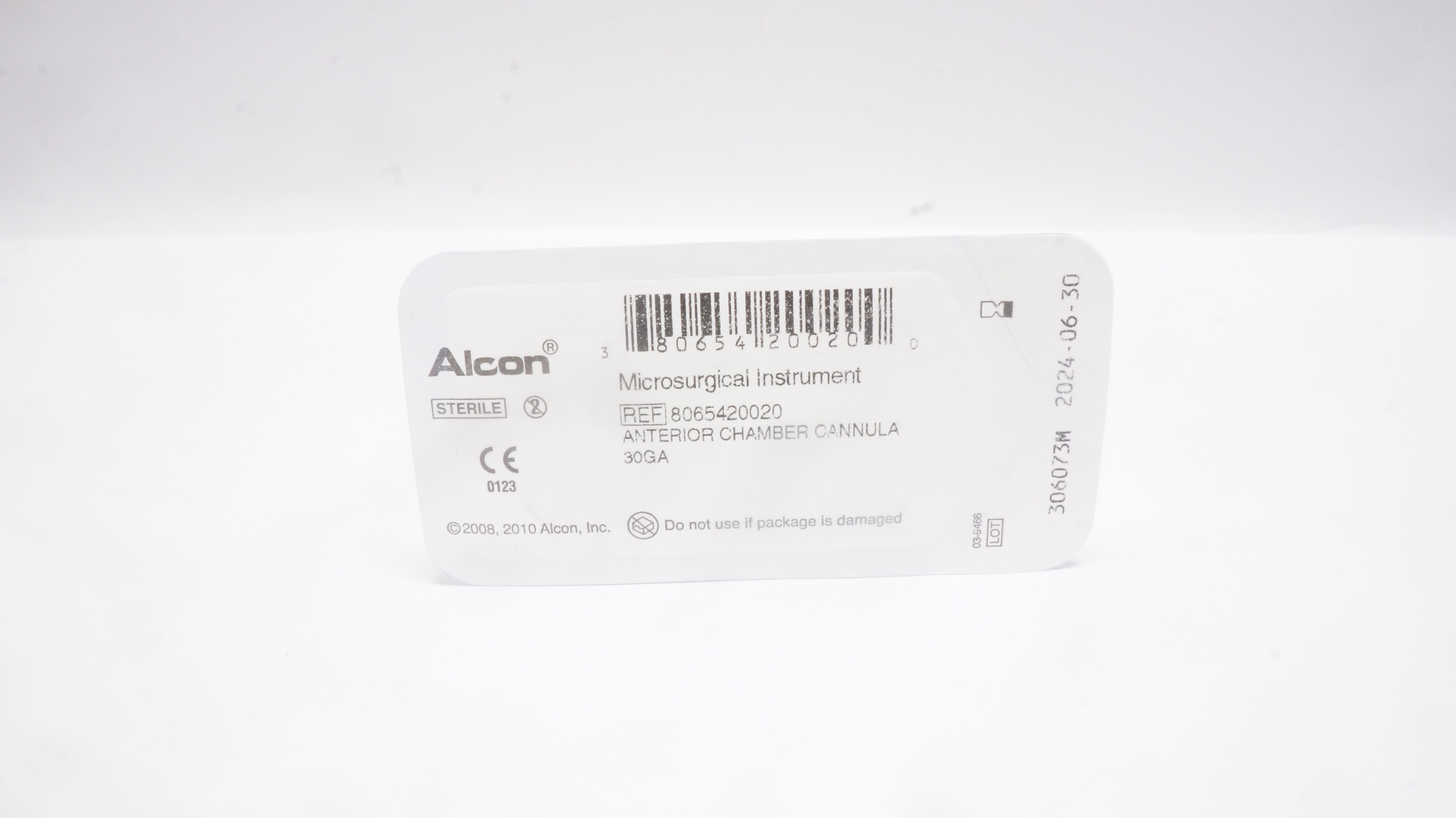 Alcon 8065420020 Anterior Chamber Cannula 30GA