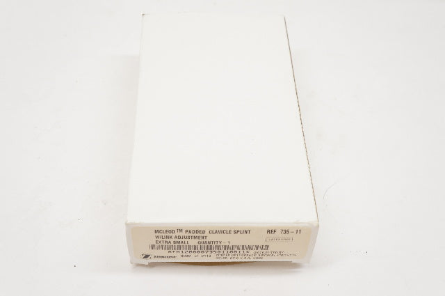 Zimmer 735-11 Mcleod Padded Clavicle Splint W/Link Adjustment