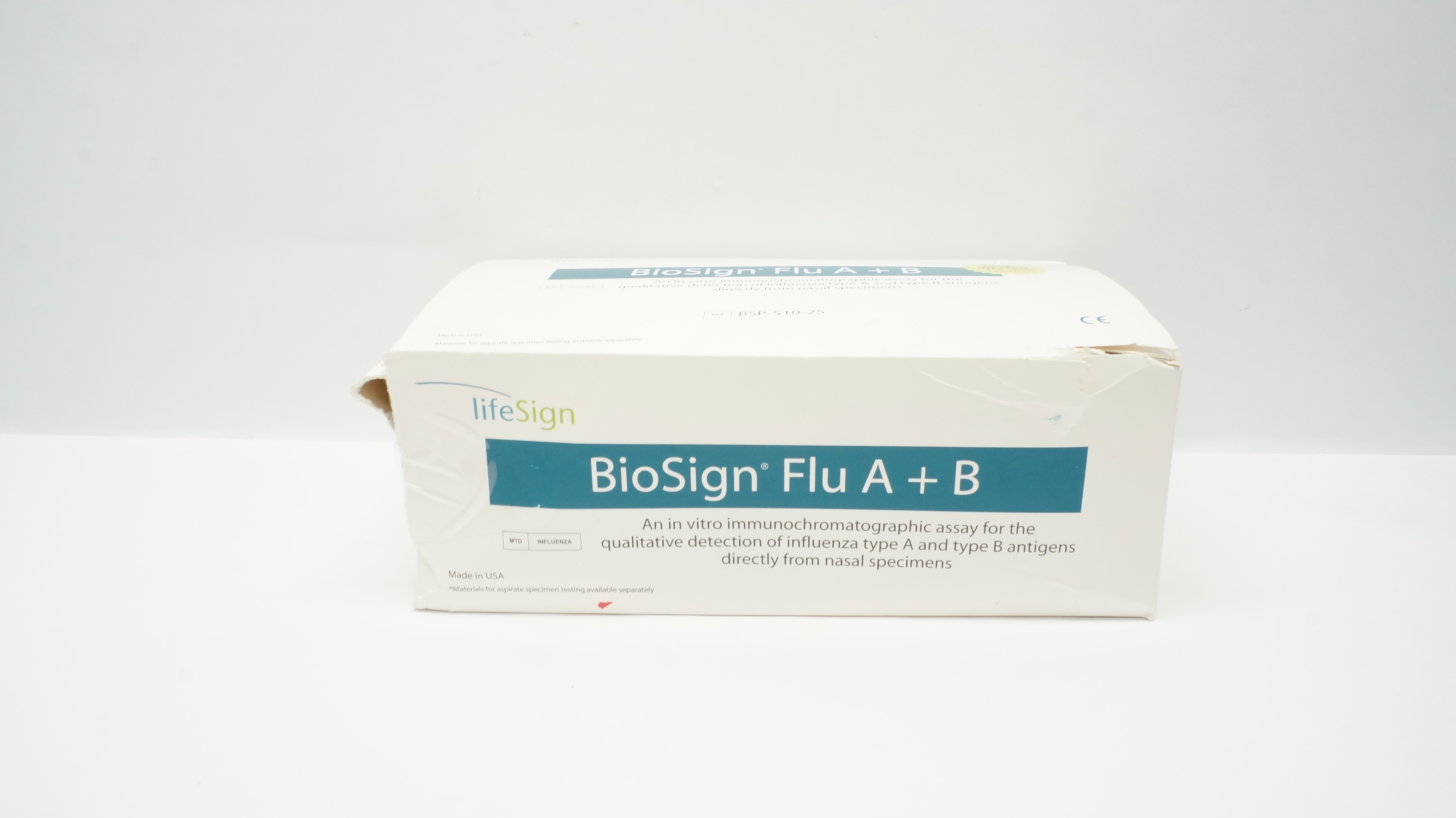 PBM BSP-510-25 LifeSign BioSign Flu A+B (x) - Box of 25