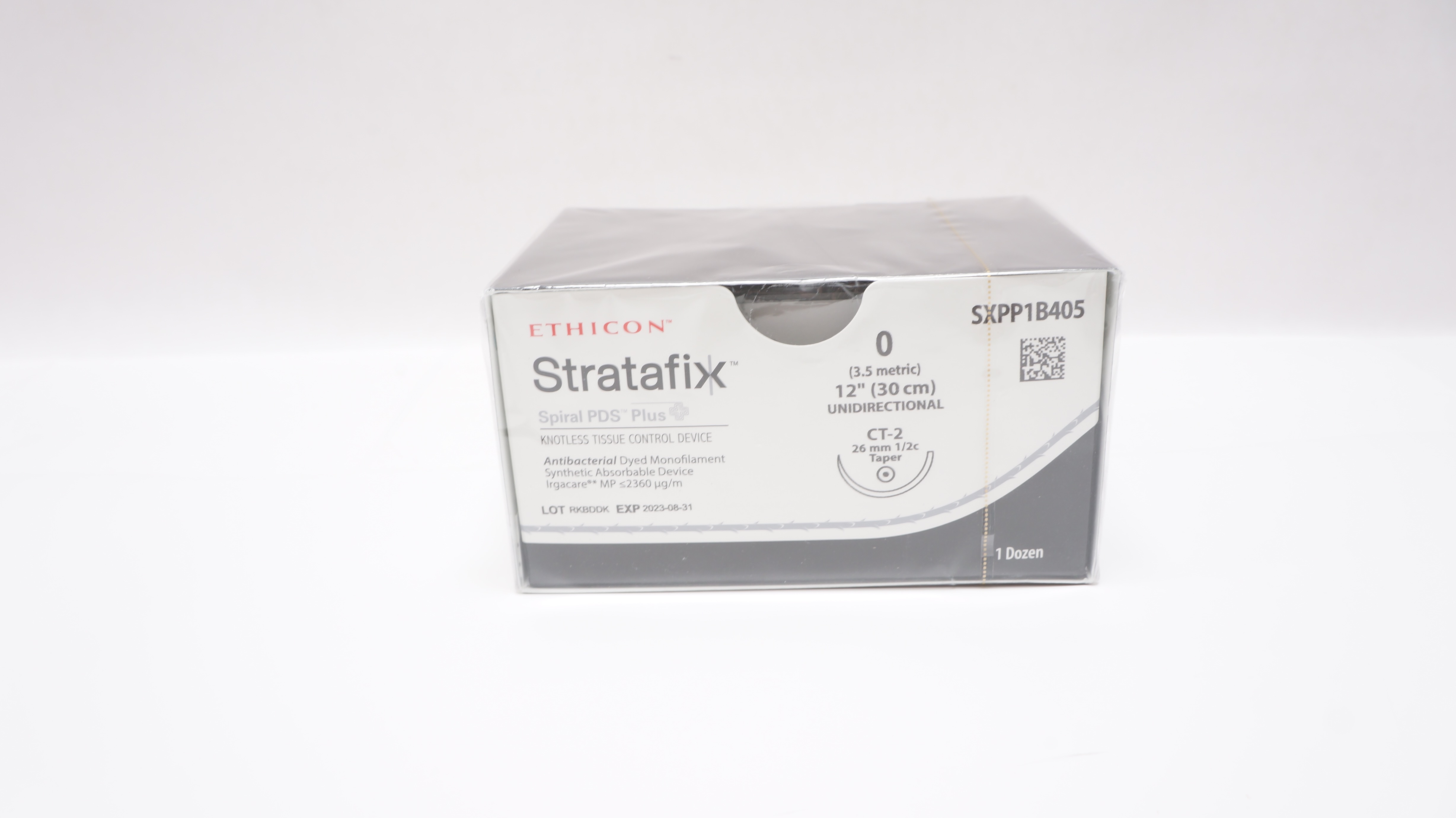 Ethicon SXPP1B405 0 Stratafix CT-2 26mm 1/2c Taper 12inch (x) - Box of 12