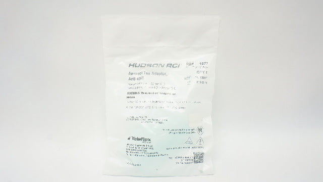 Teleflex 1077 Hudson RCI Aerosol Tee Adaptor, Anti-spill 22mm OD