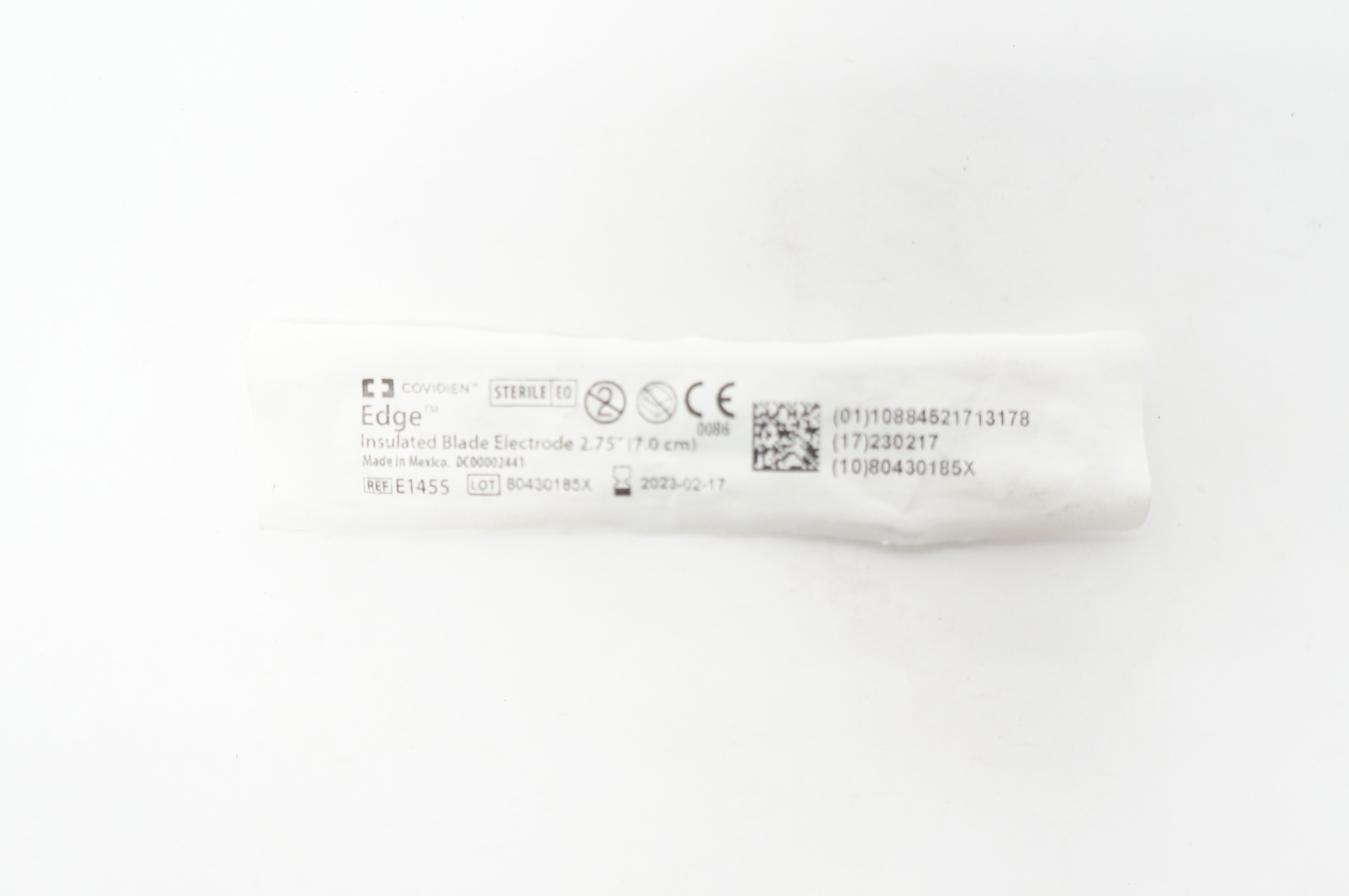 Covidien E1455 Edge Insulated Blade Electrode 2.75inch