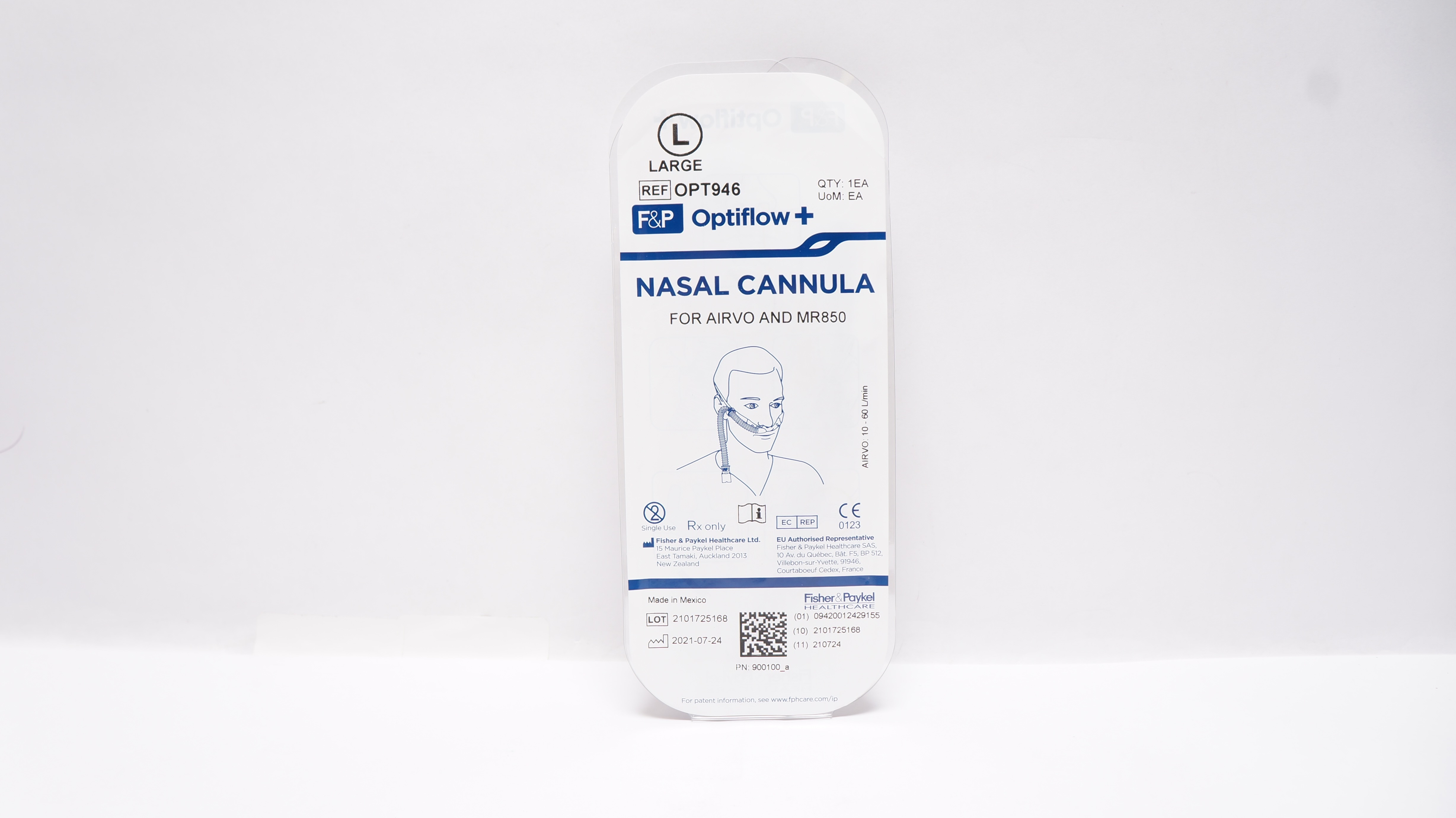 Fisher & Paykel OPT946 Optiflow+ Nasal Cannula, Large AIRVO 10-60L/min