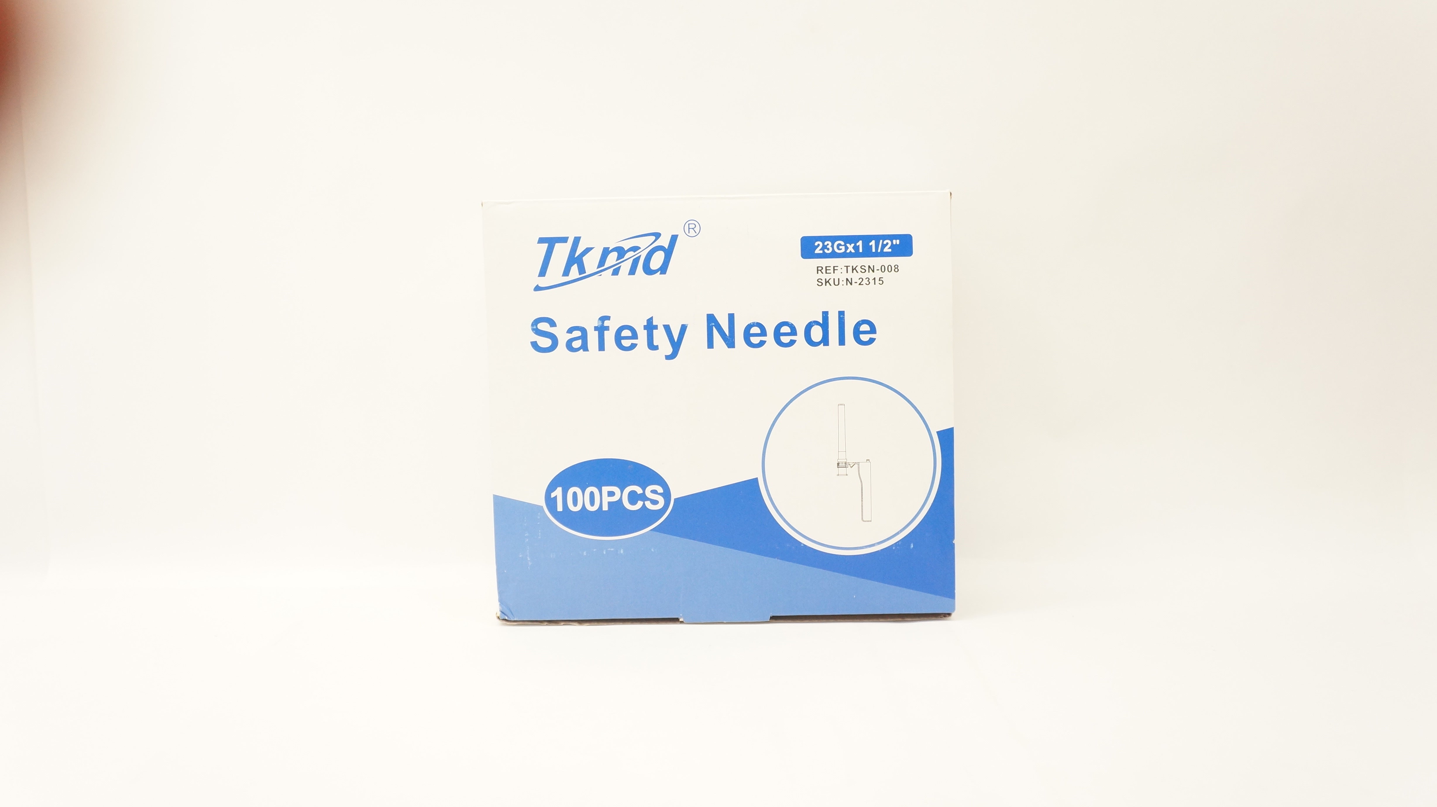 Anhui Tiankang Medical TKSN-008 N-2315 Safety Ndle 23G x 1-1/2inch - Box of 100