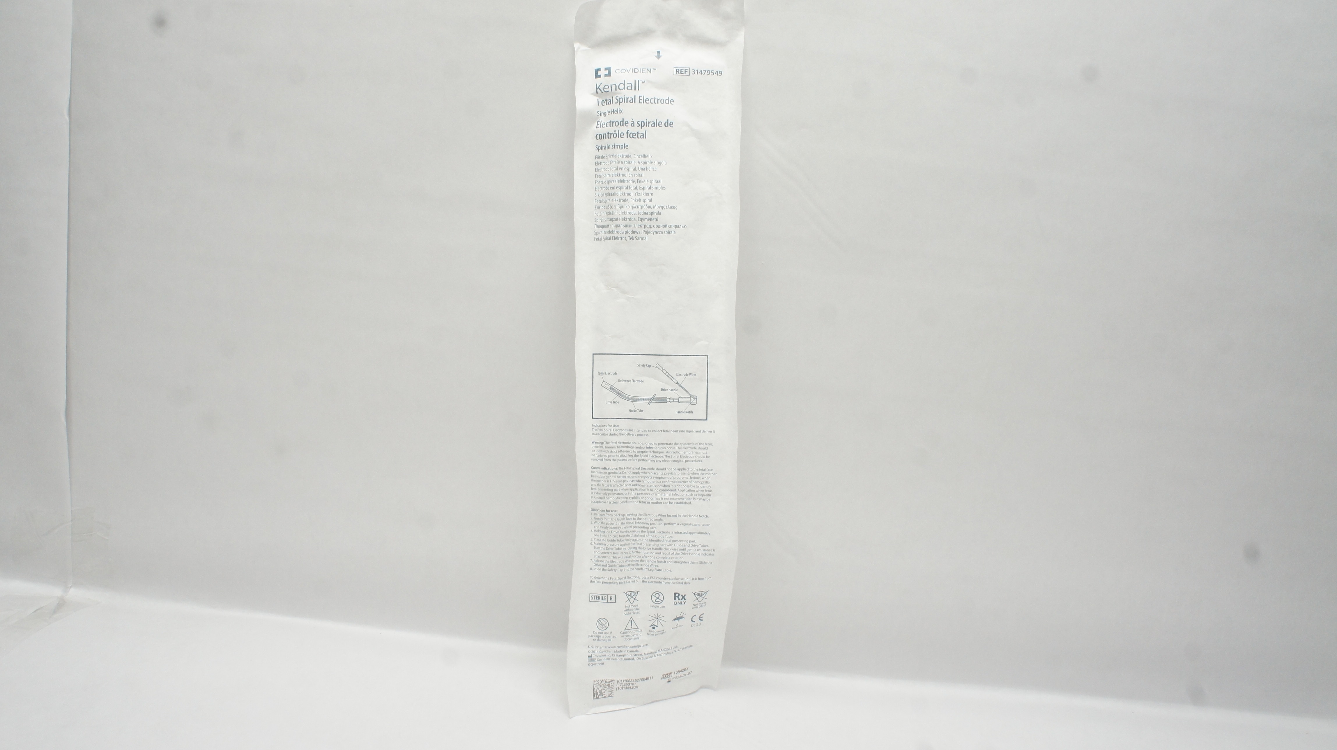 Covidien 31479549 Kendall Fetal Spiral Electrode Single Helix