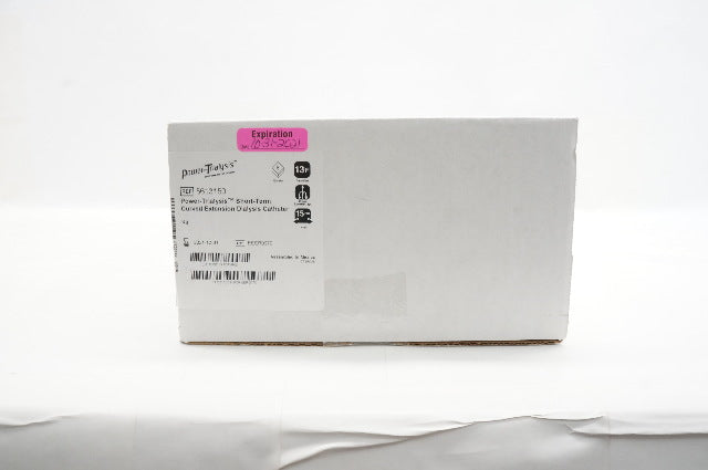 Bard 5613150 Power-Trialysis Curved Extension Dialysis Cath.13Fx15cm-Box of 5(x)
