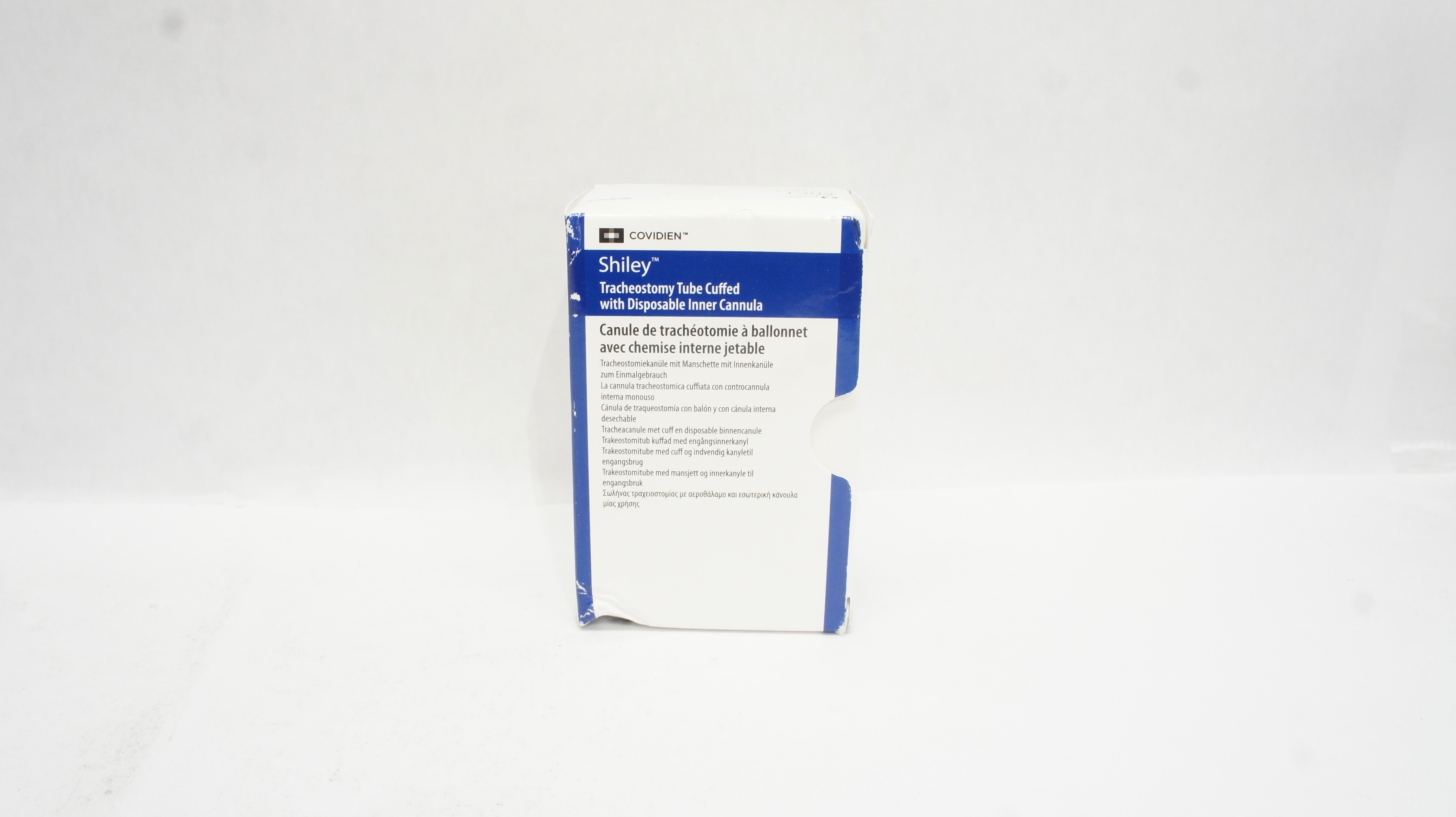 Covidien 8DCT Shiley Tracheostomy Tube Cuffed 7.6 ID x 12.2 OD x 27.0 x 79mm (x)