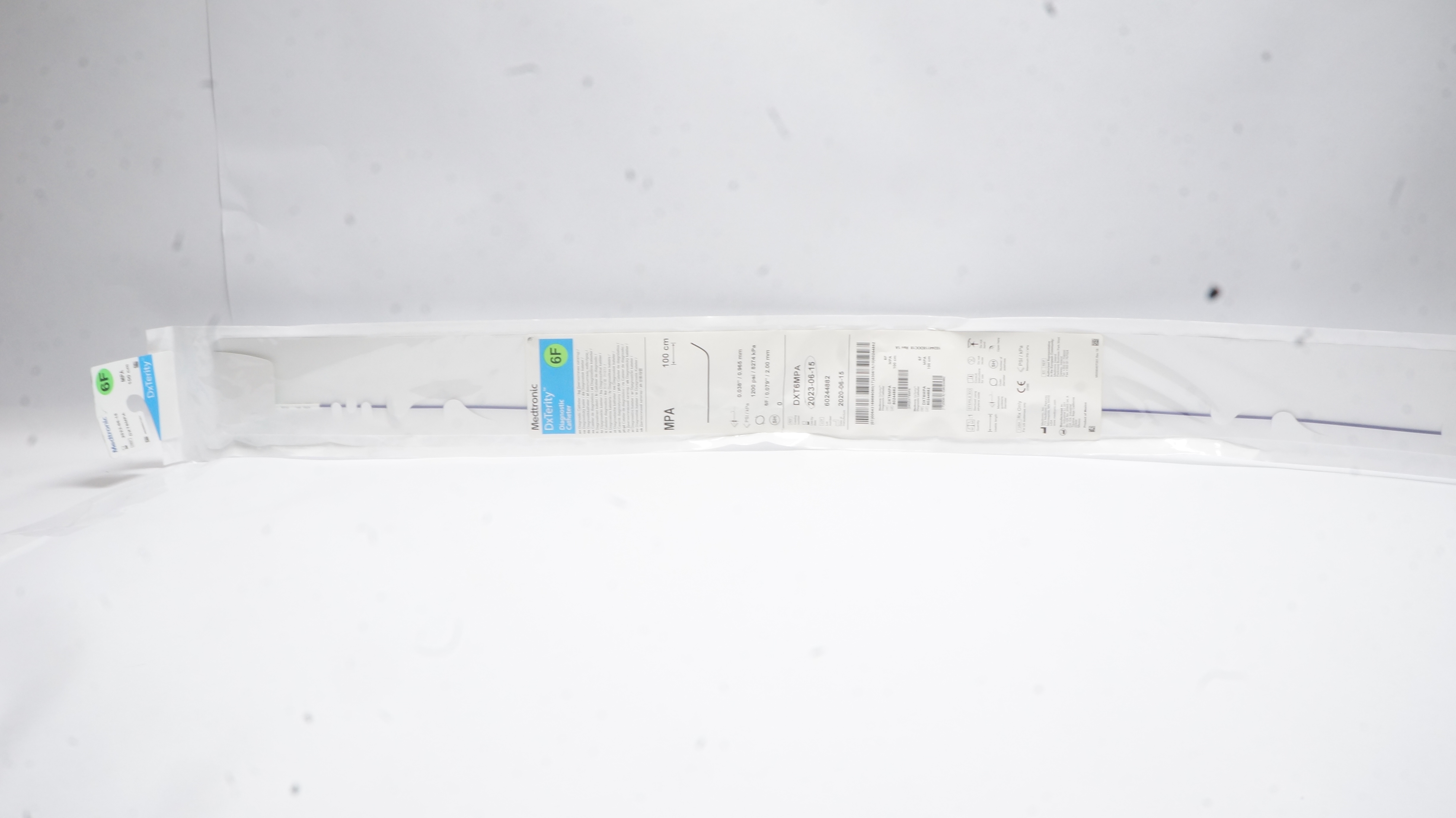 Medtronic DXT6MPA DxTerity MPA Diagnostic Cath. 6F x 100cm (x)