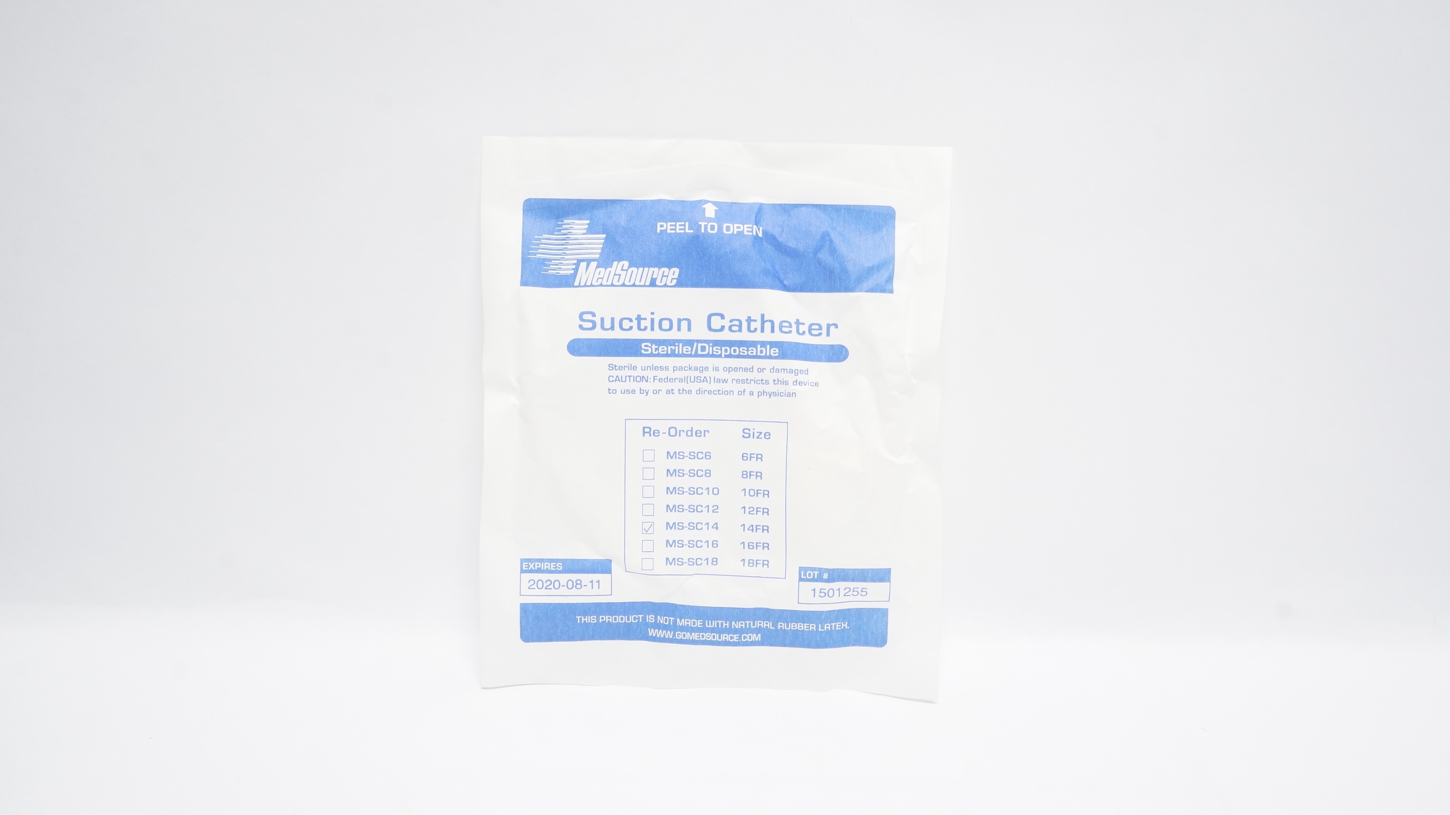 MedSource MS-SC14 Suction Catheter (x)
