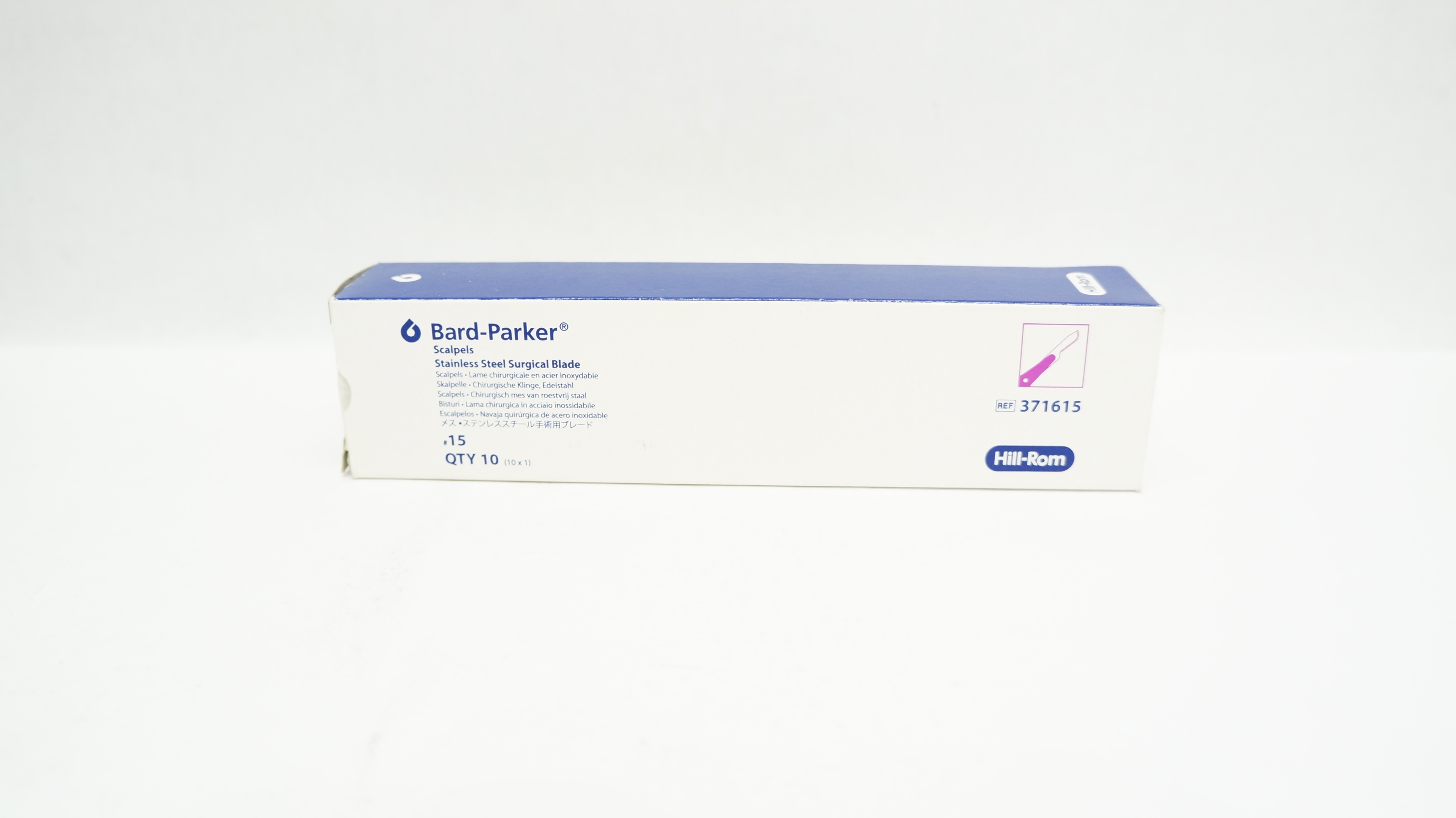 Aspen 371615 Bard-Parker Stainless Steel Surgical Blade #15 (x) - Box of 4