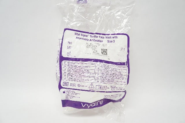Vyaire Medical 5231EU Toddler Face Mask W/ Adjustable Air Cushion Size 3